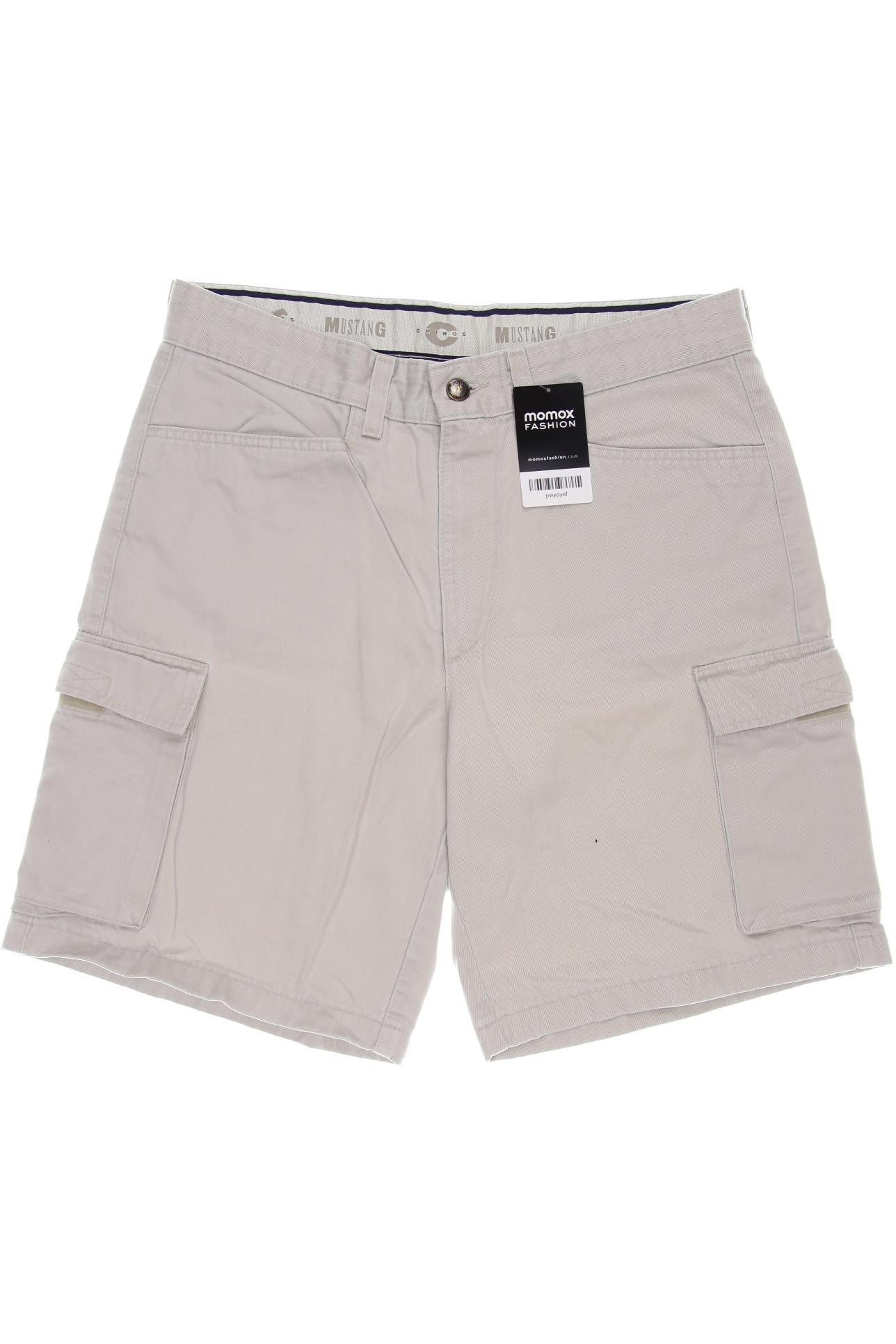 

MUSTANG Herren Shorts, cremeweiß