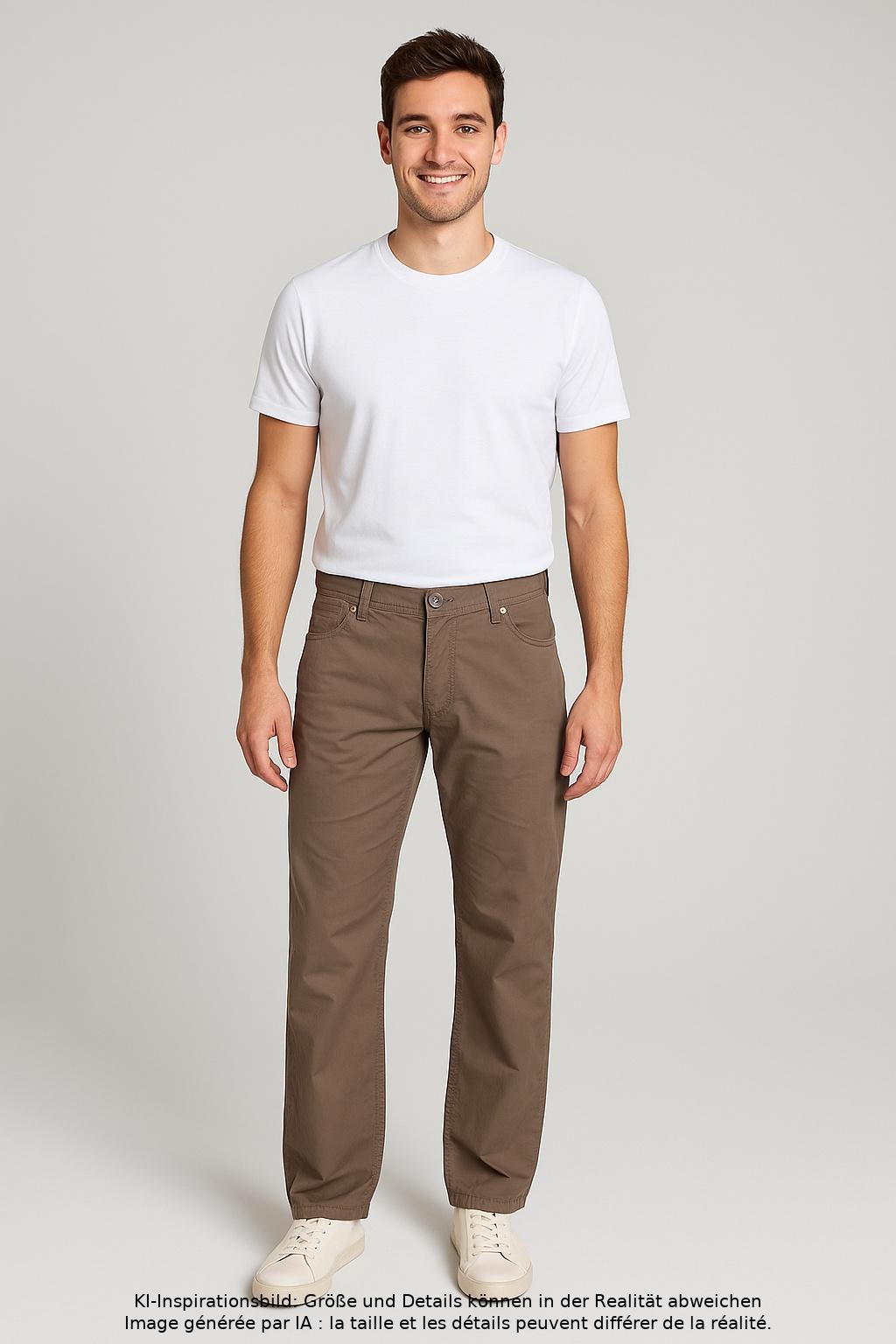 

Mustang Herren Stoffhose, braun, Gr. 33