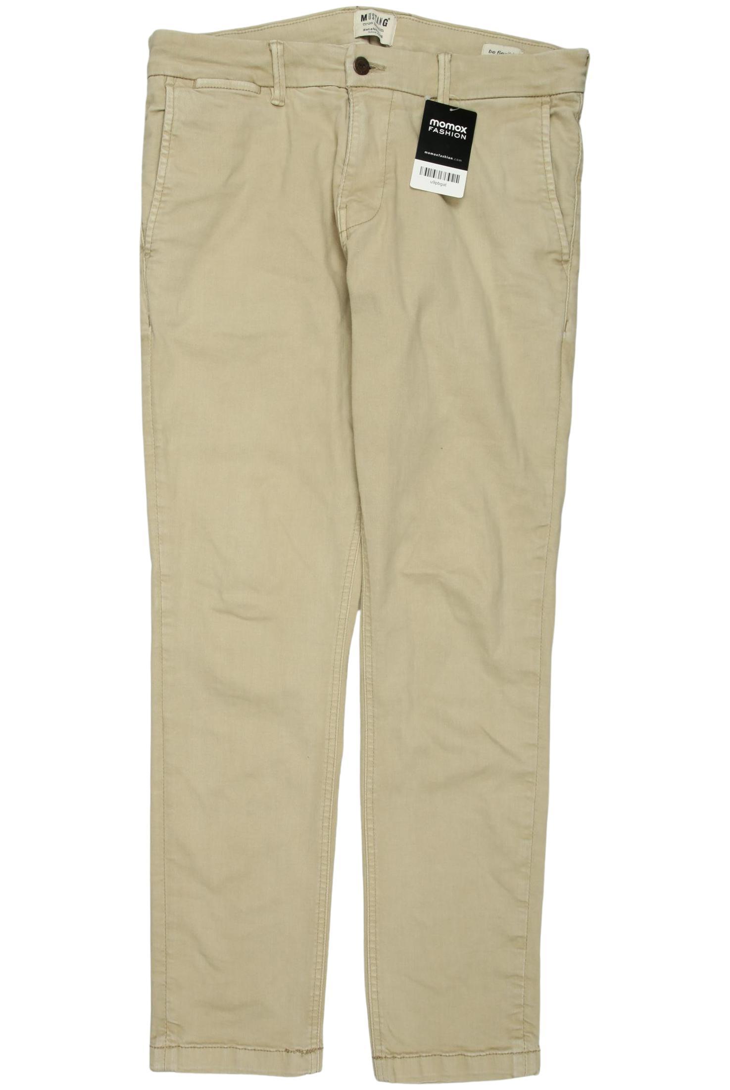 

Mustang Herren Stoffhose, beige, Gr. 32