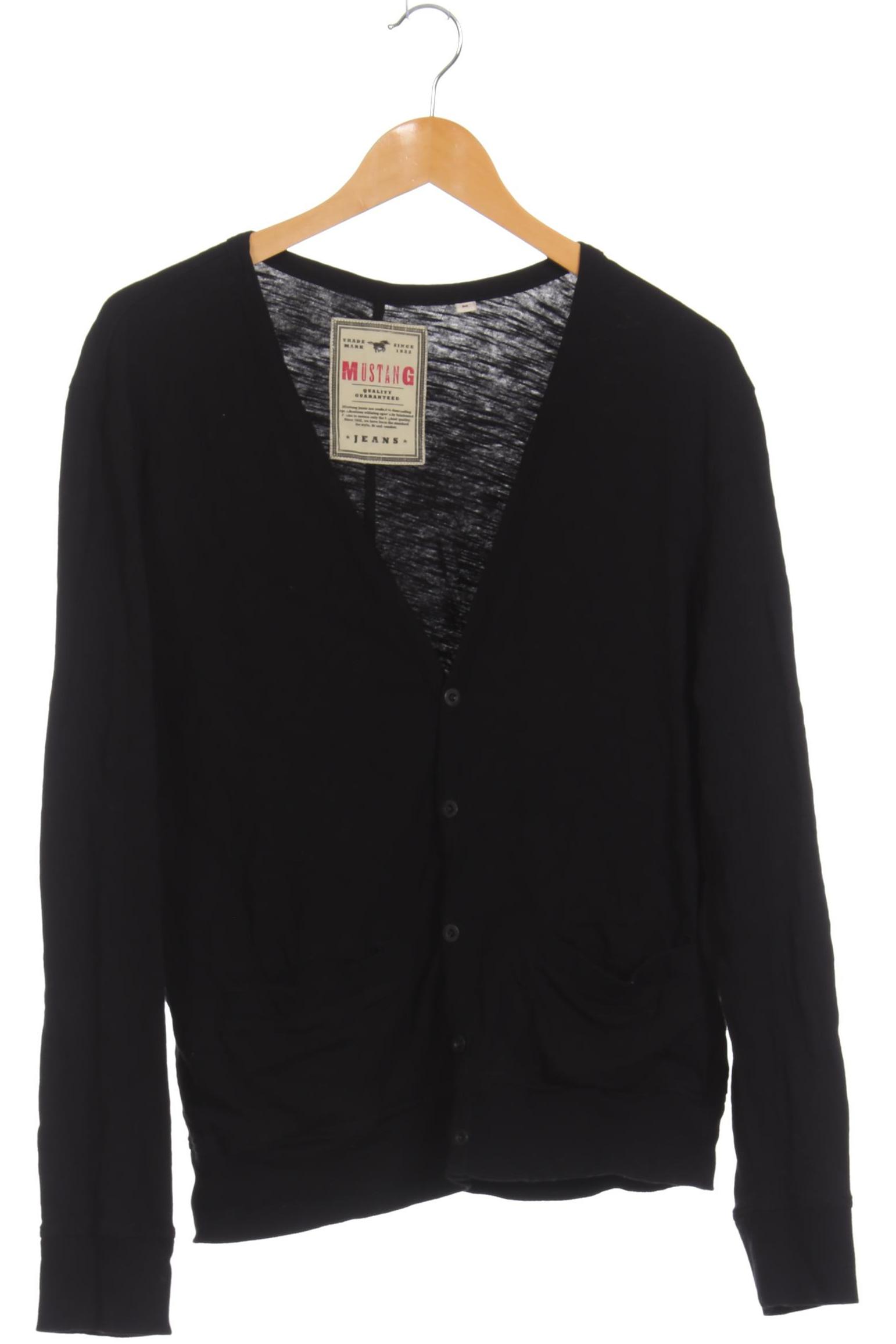 Thumbnail - Mustang Herren Strickjacke, schwarz, Gr.