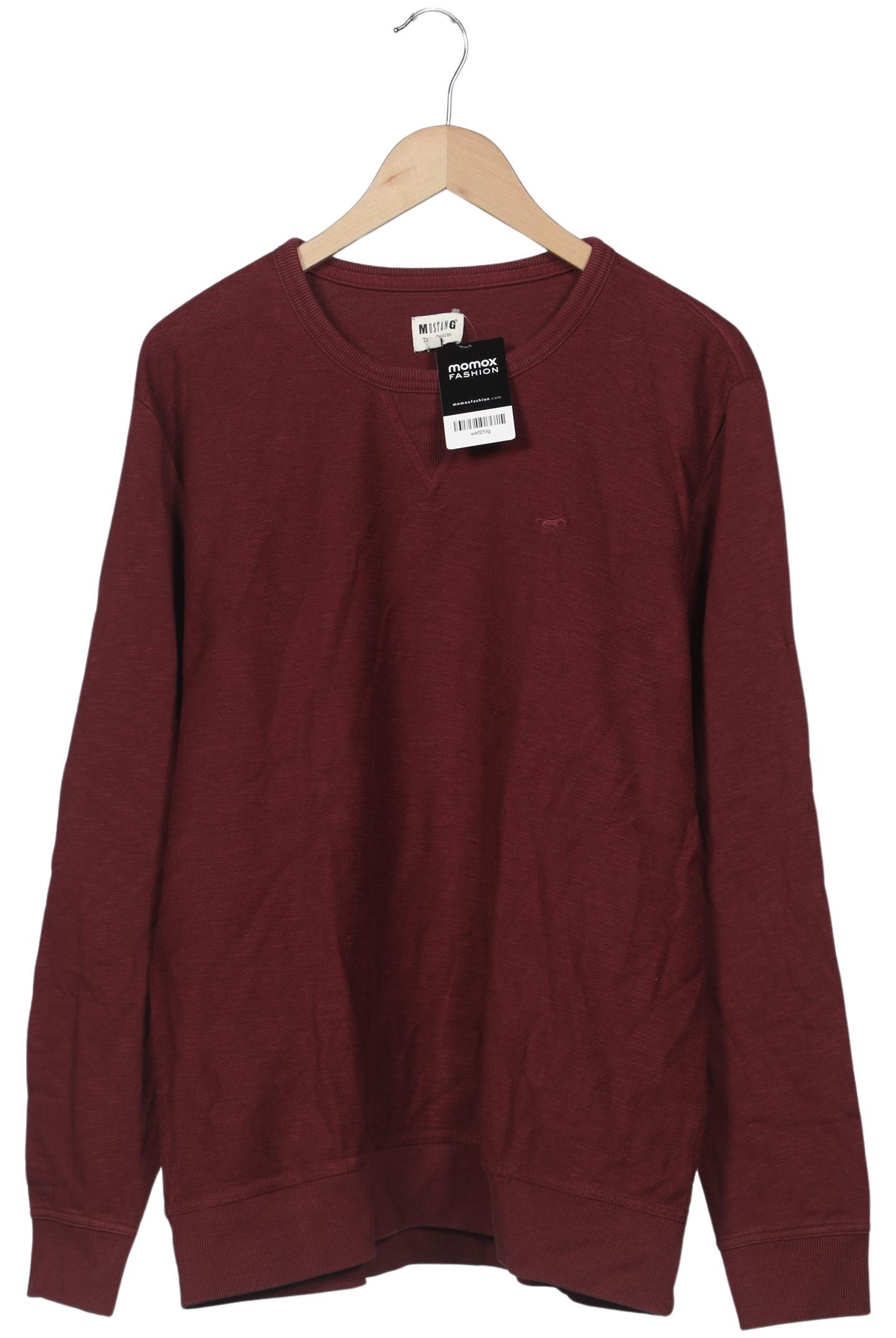 

Mustang Herren Sweatshirt, bordeaux, Gr. 52