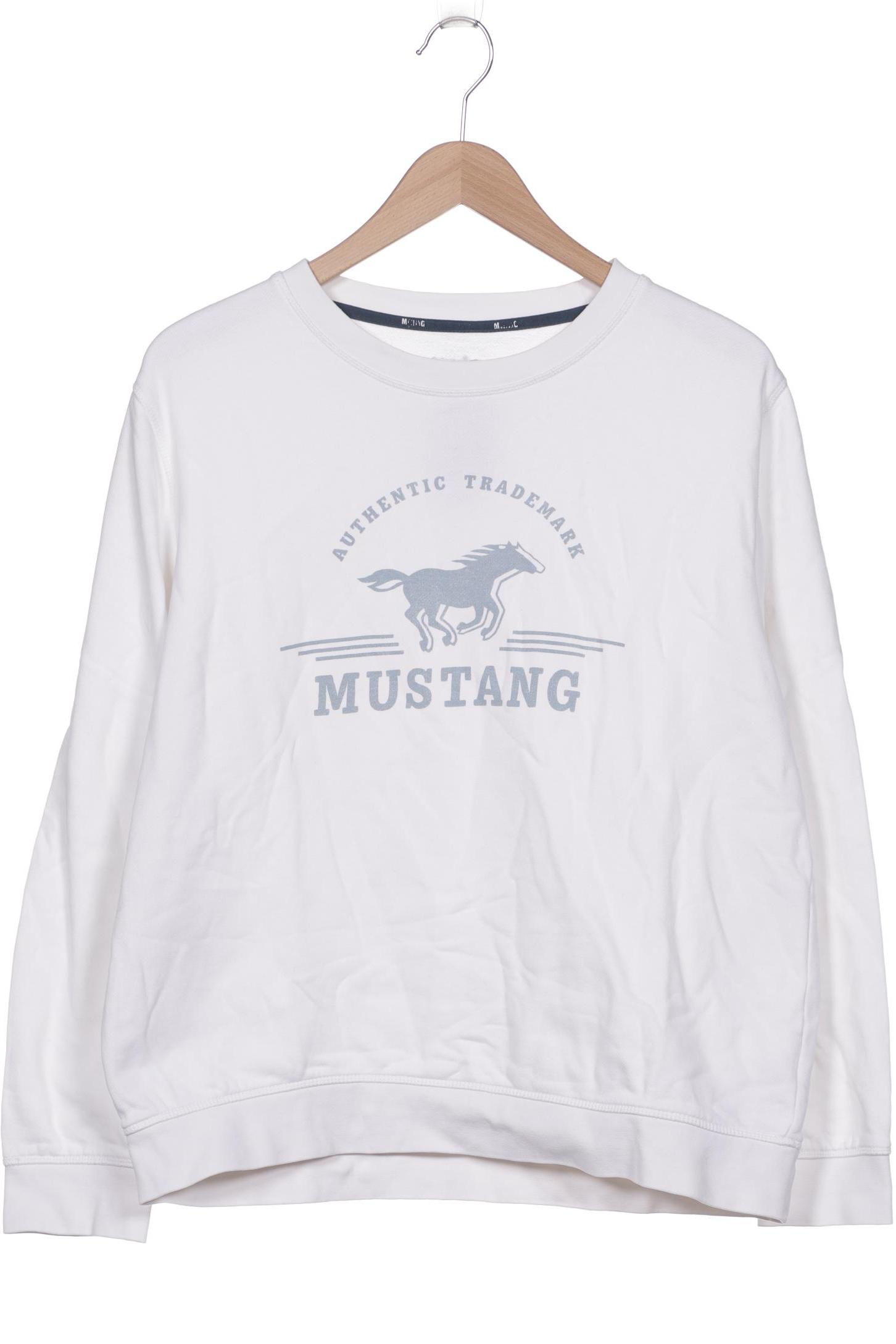 

MUSTANG Herren Sweatshirt, weiß