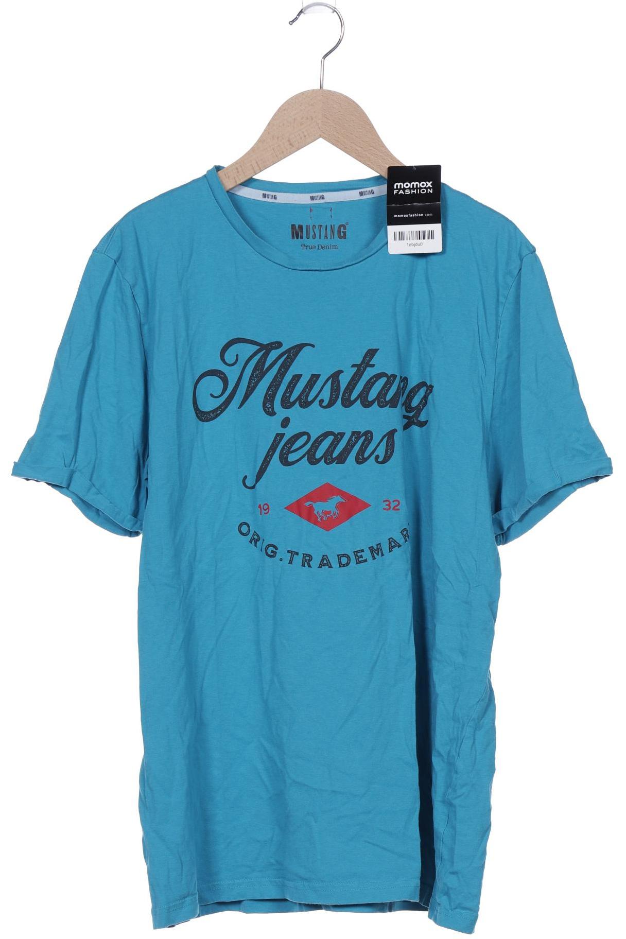 

Mustang Herren T-Shirt, blau, Gr. 52