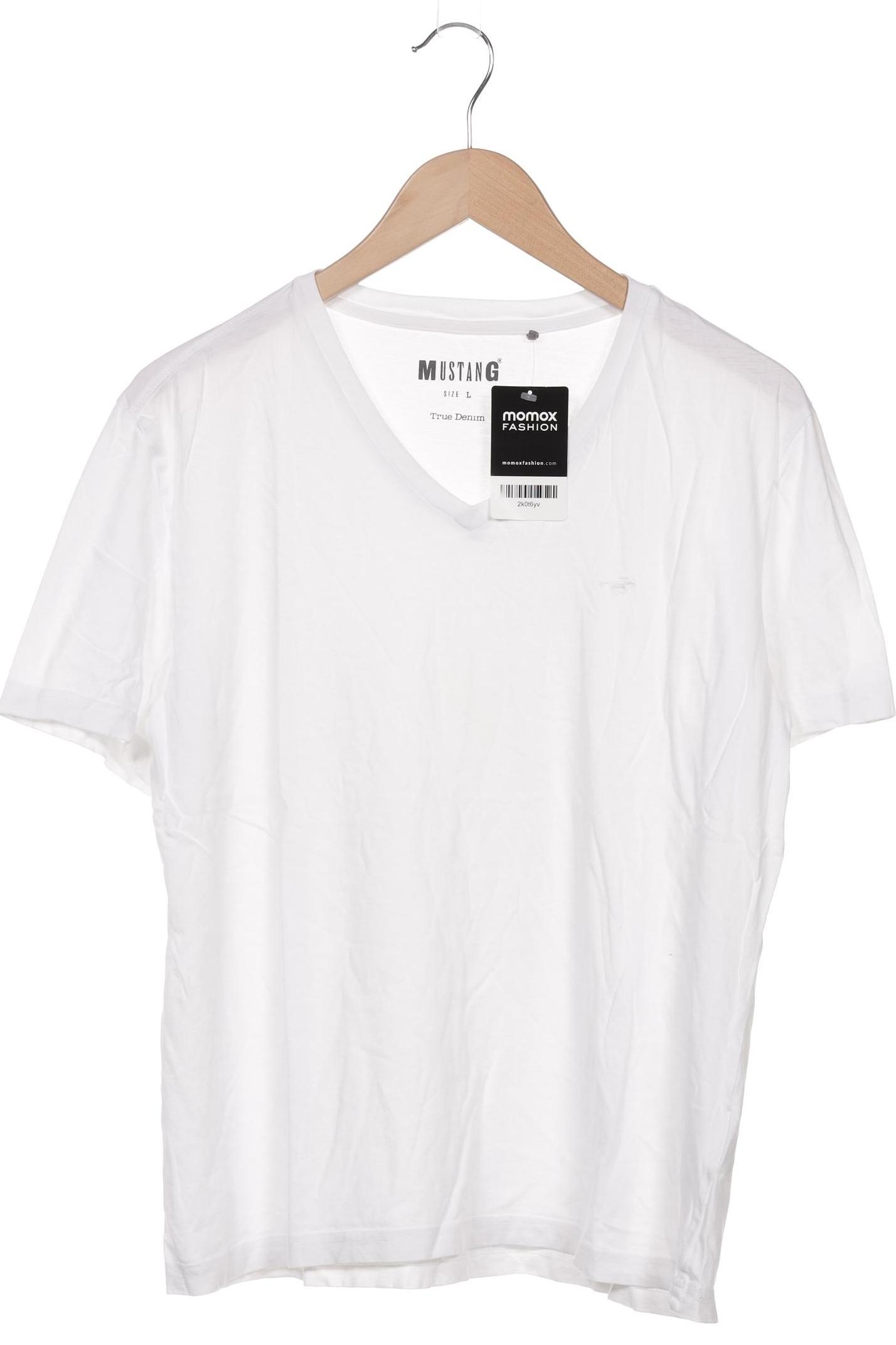 

Mustang Herren T-Shirt, weiß, Gr. 52