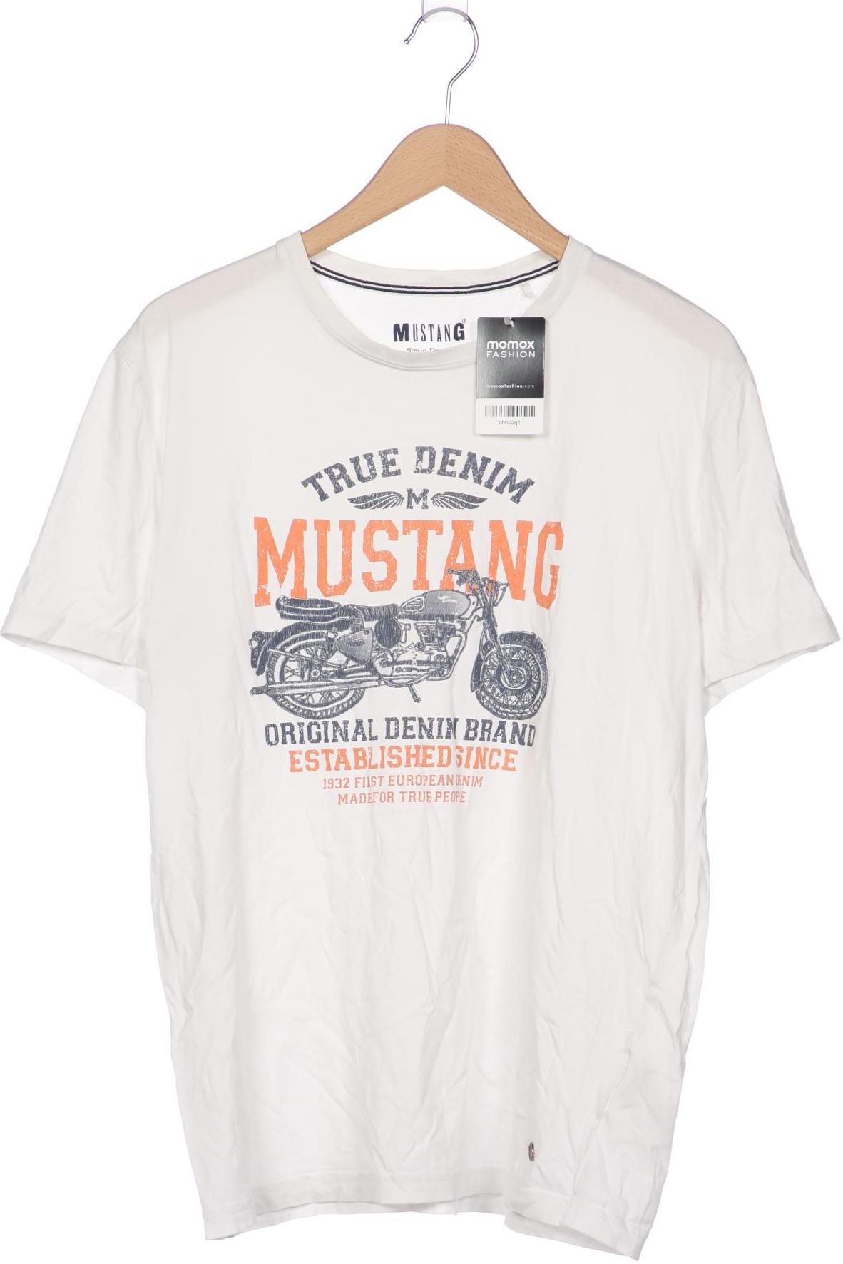 

Mustang Herren T-Shirt, weiß, Gr. 52
