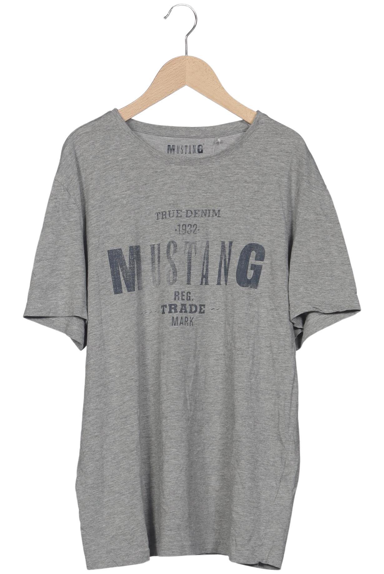 

Mustang Herren T-Shirt, grau, Gr. 52