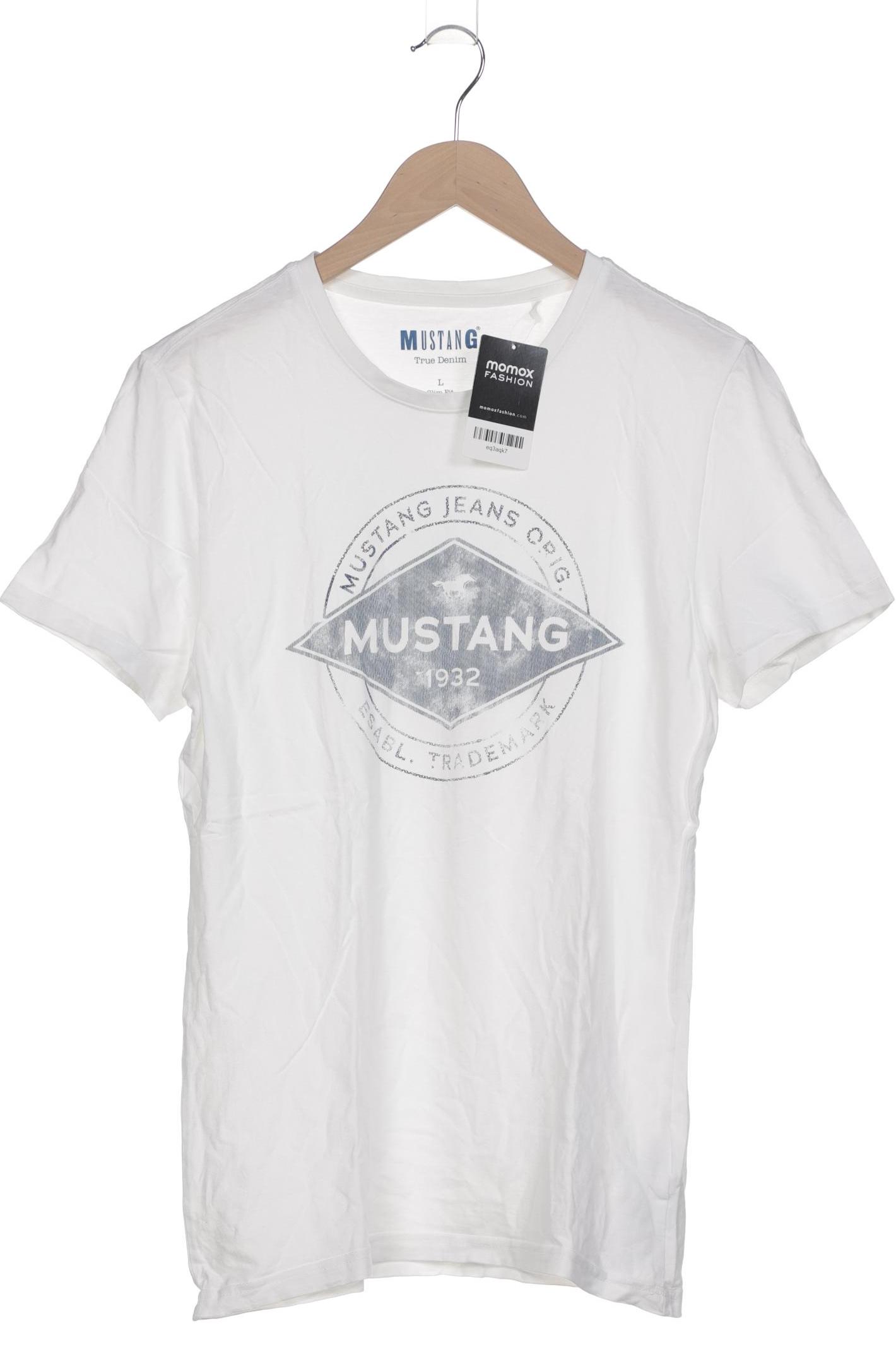 

Mustang Herren T-Shirt, weiß, Gr. 52