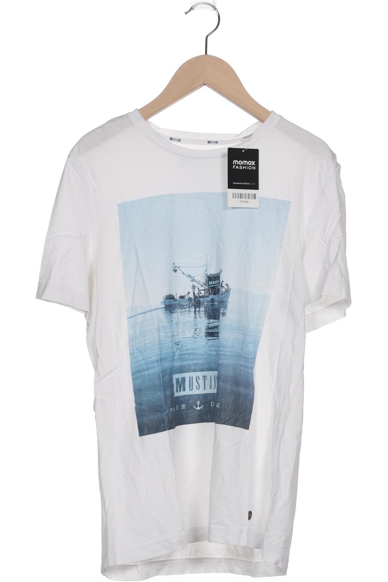 

Mustang Herren T-Shirt, weiß, Gr. 46