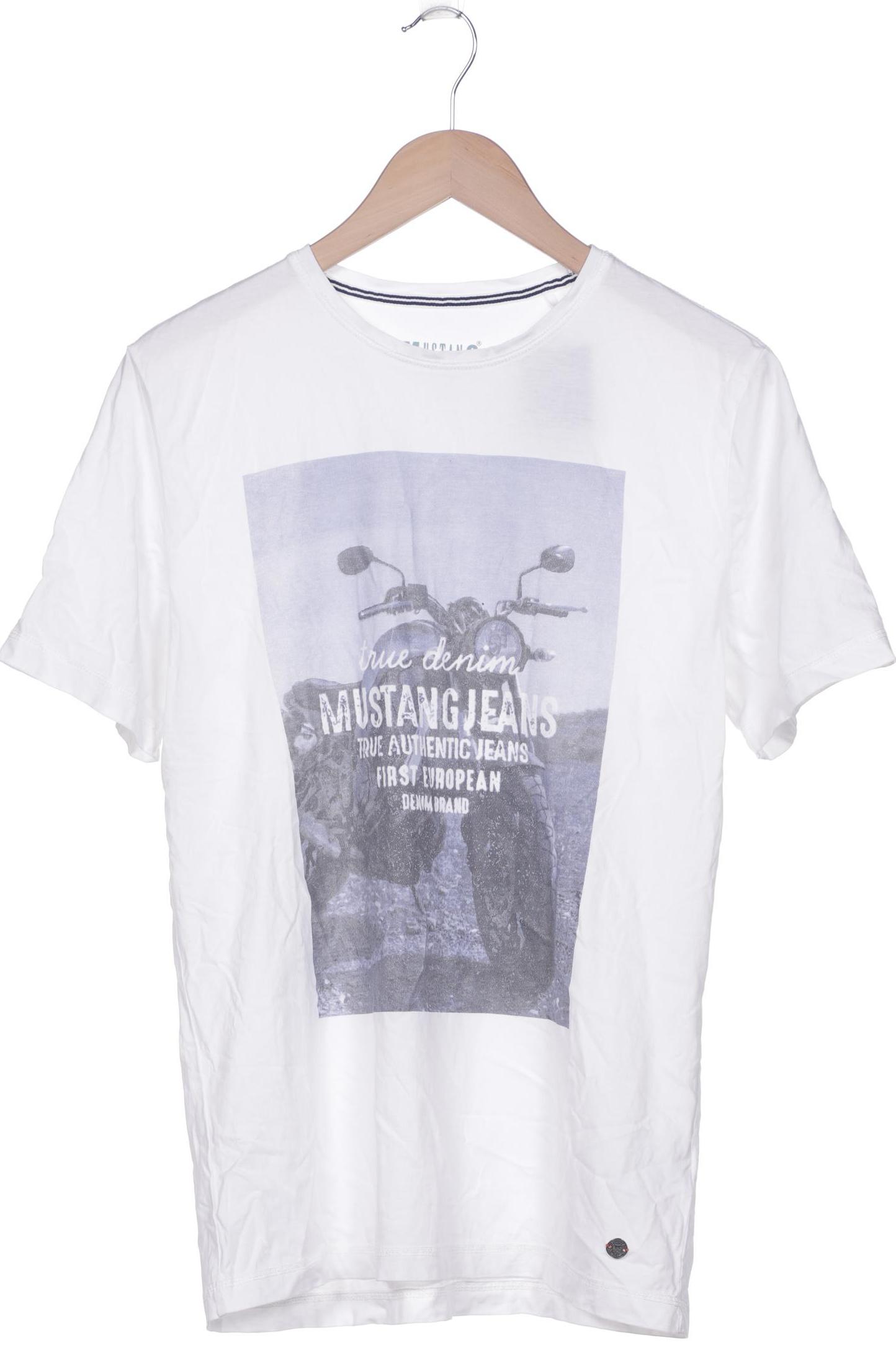 

MUSTANG Herren T-Shirt, weiß