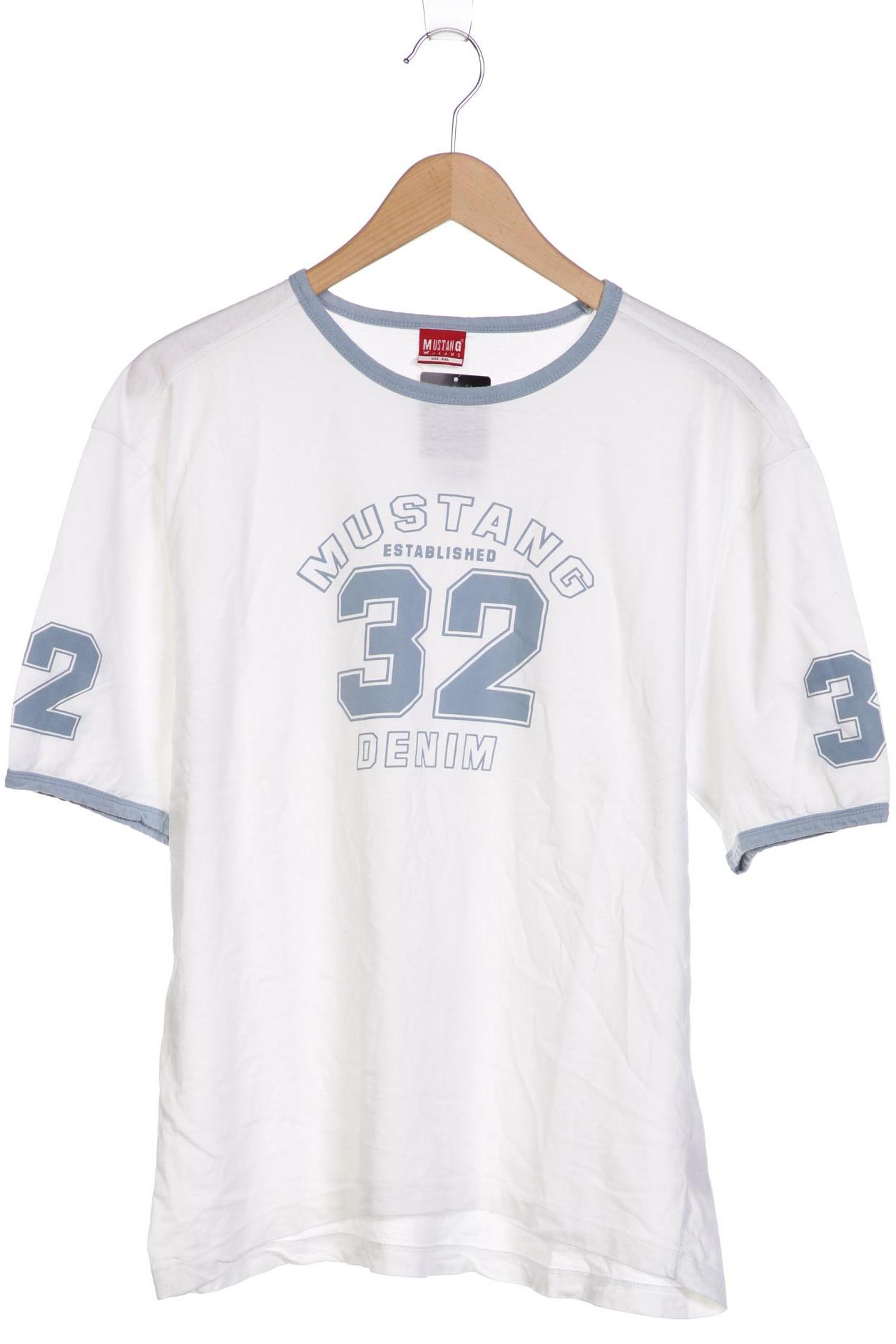 

Mustang Herren T-Shirt, weiß, Gr. 56
