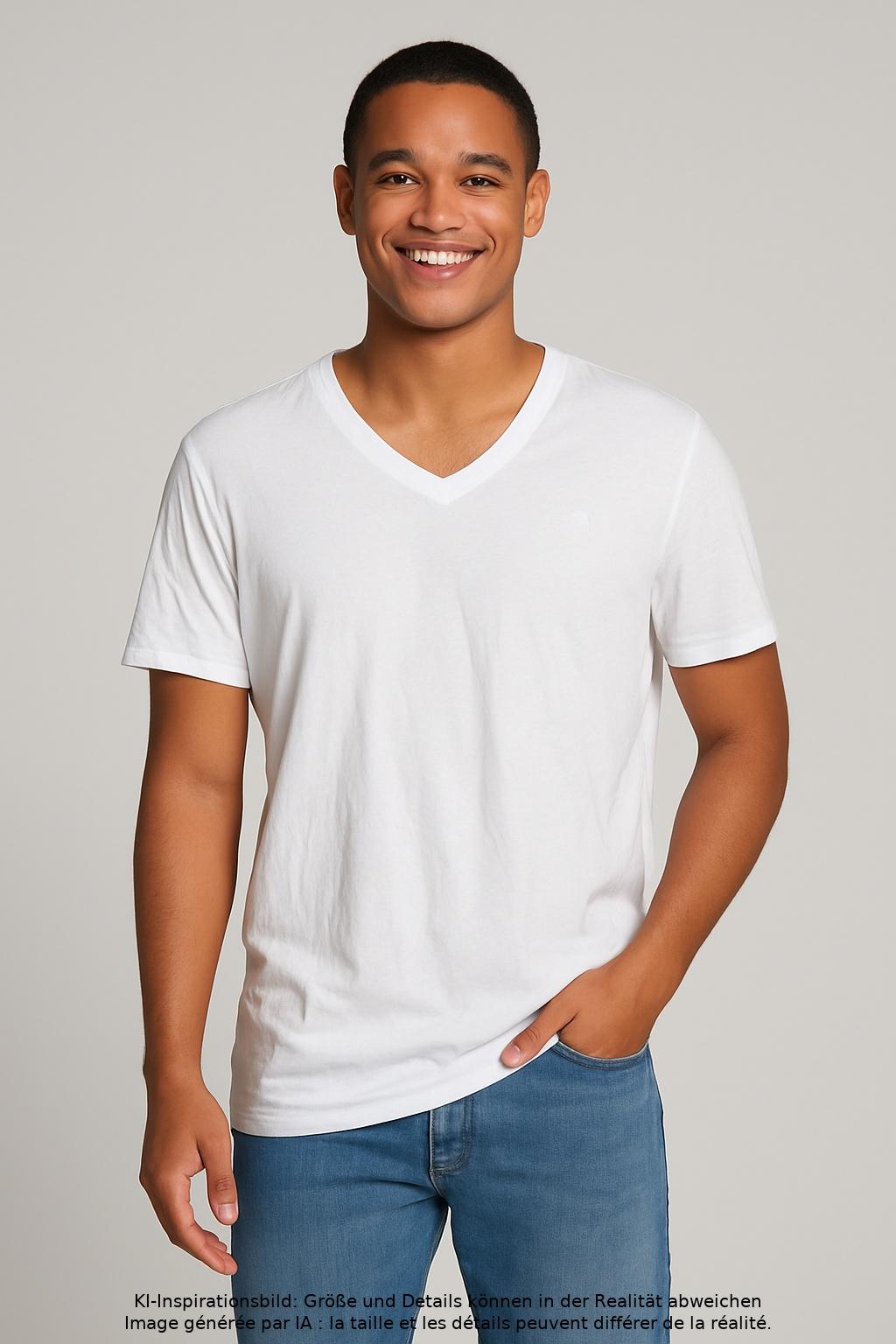 

Mustang Herren T-Shirt, weiß, Gr. 52