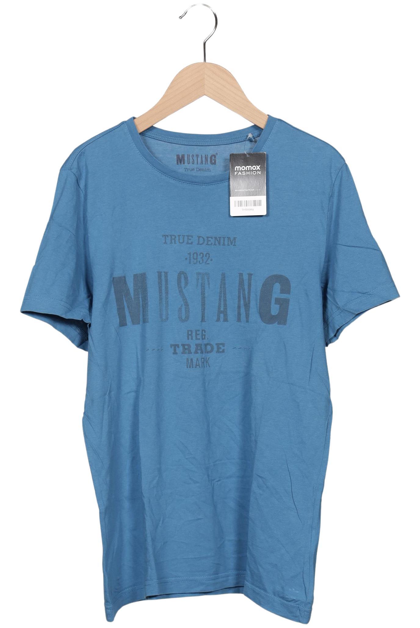 

Mustang Herren T-Shirt, blau, Gr. 46