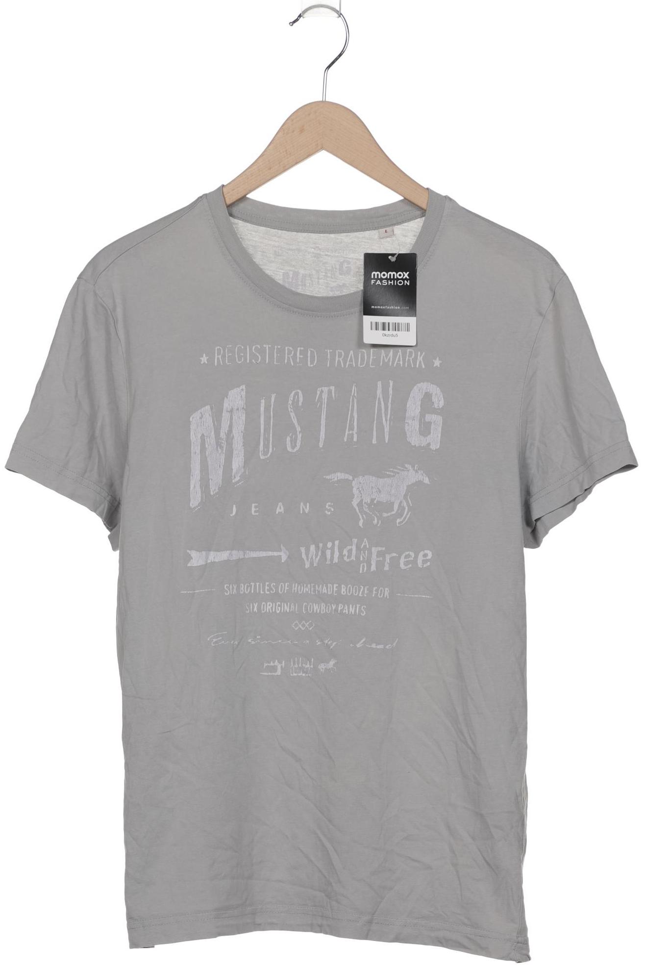 

Mustang Herren T-Shirt, grau, Gr. 52