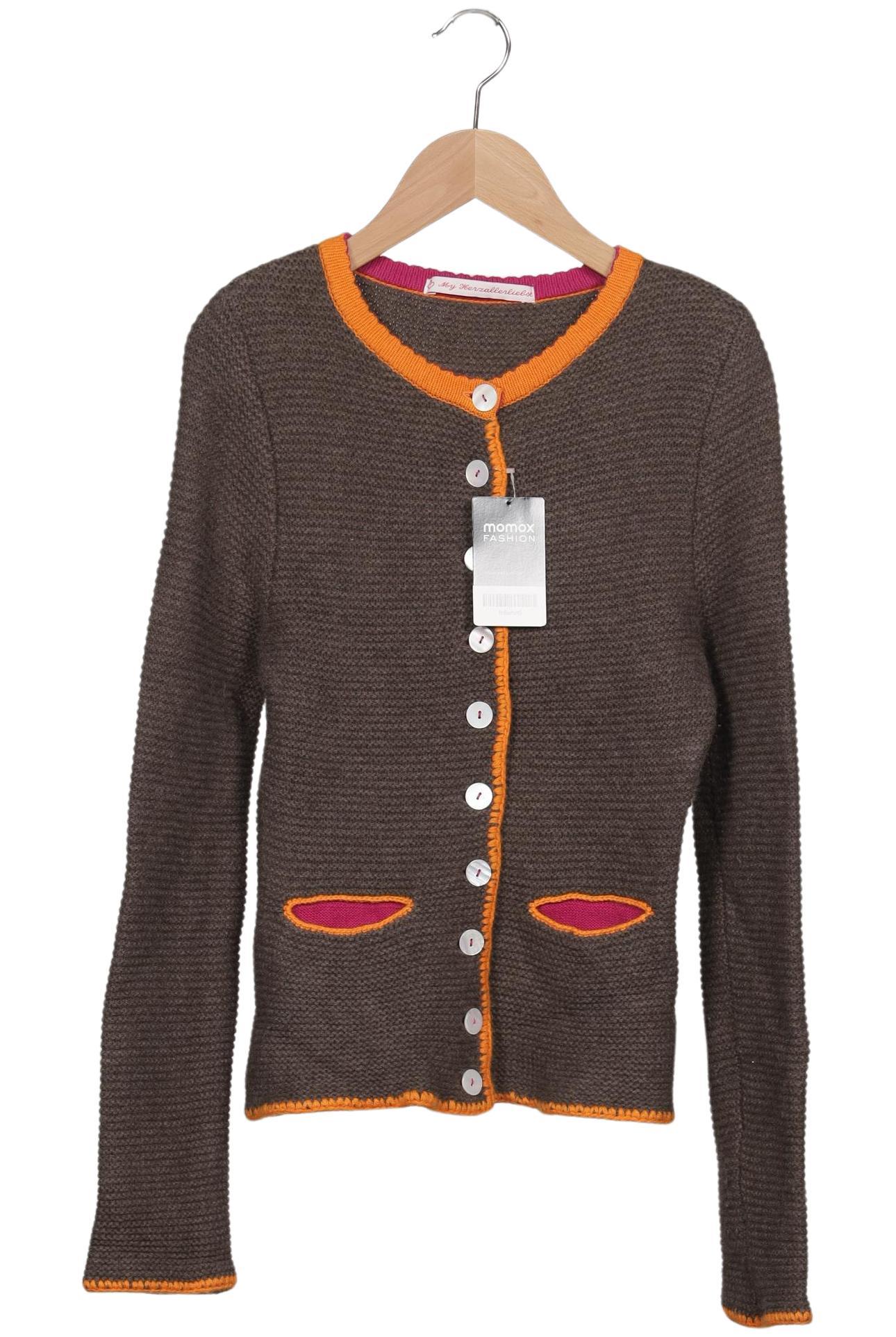

My Herzallerliebst Damen Strickjacke, braun, Gr. 36