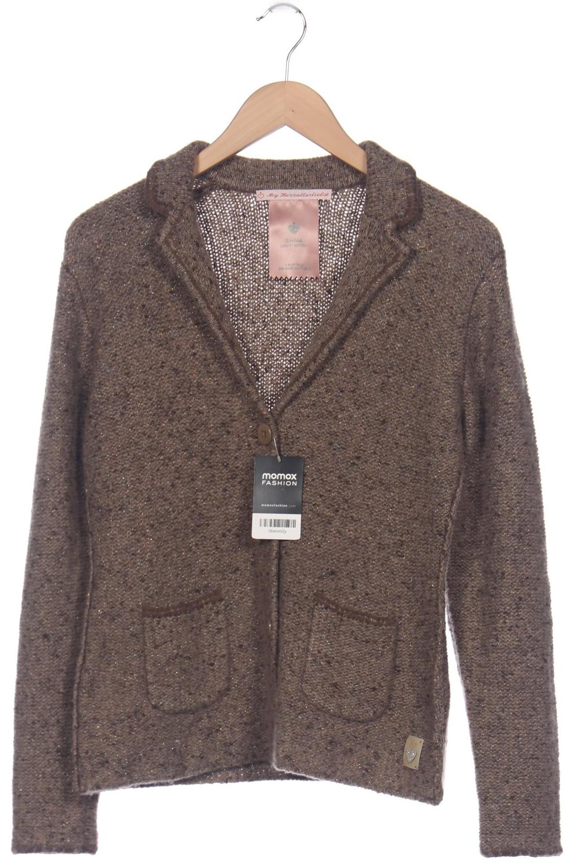 

My Herzallerliebst Damen Strickjacke, braun, Gr. 38