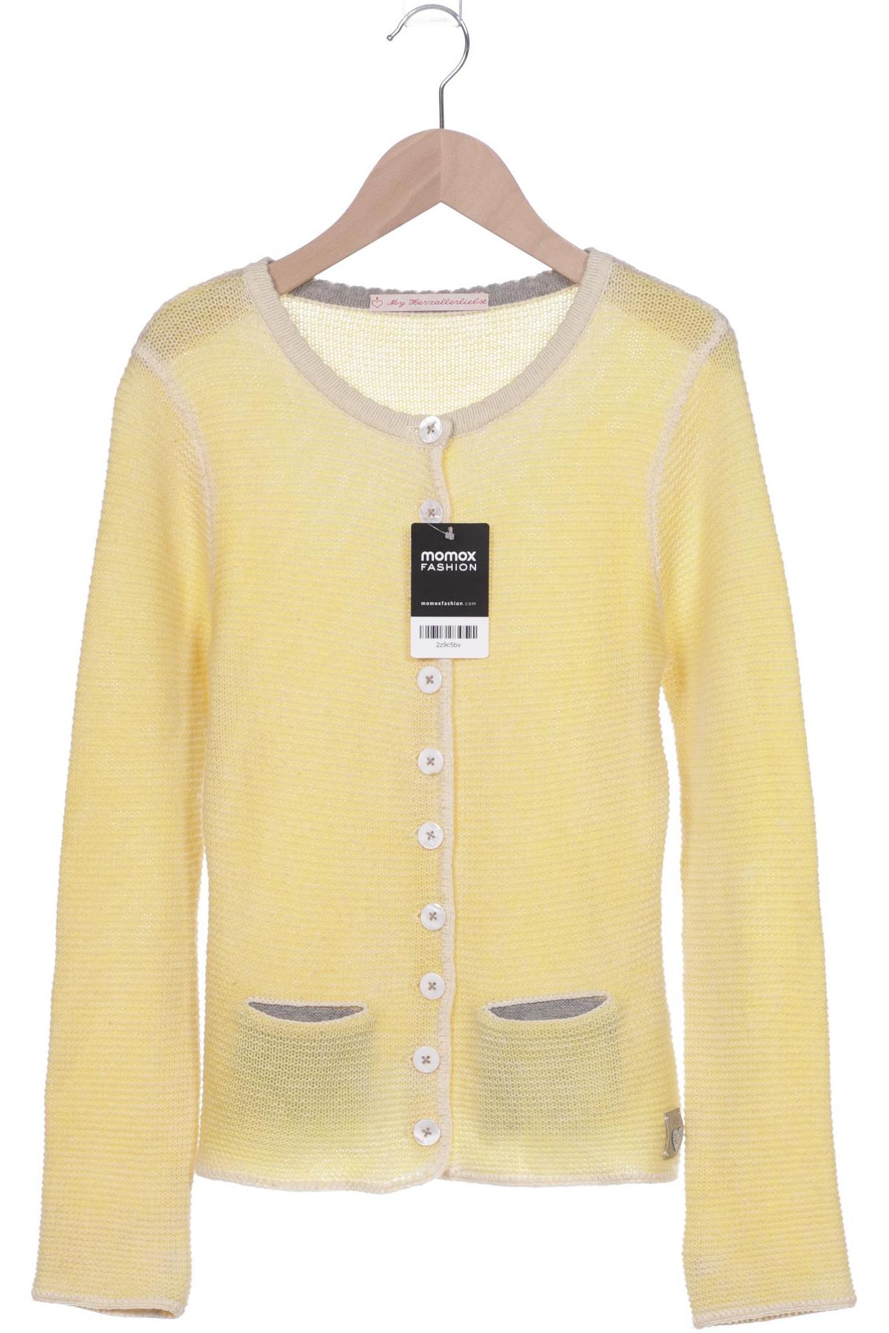 

My Herzallerliebst Damen Strickjacke, gelb, Gr. 36