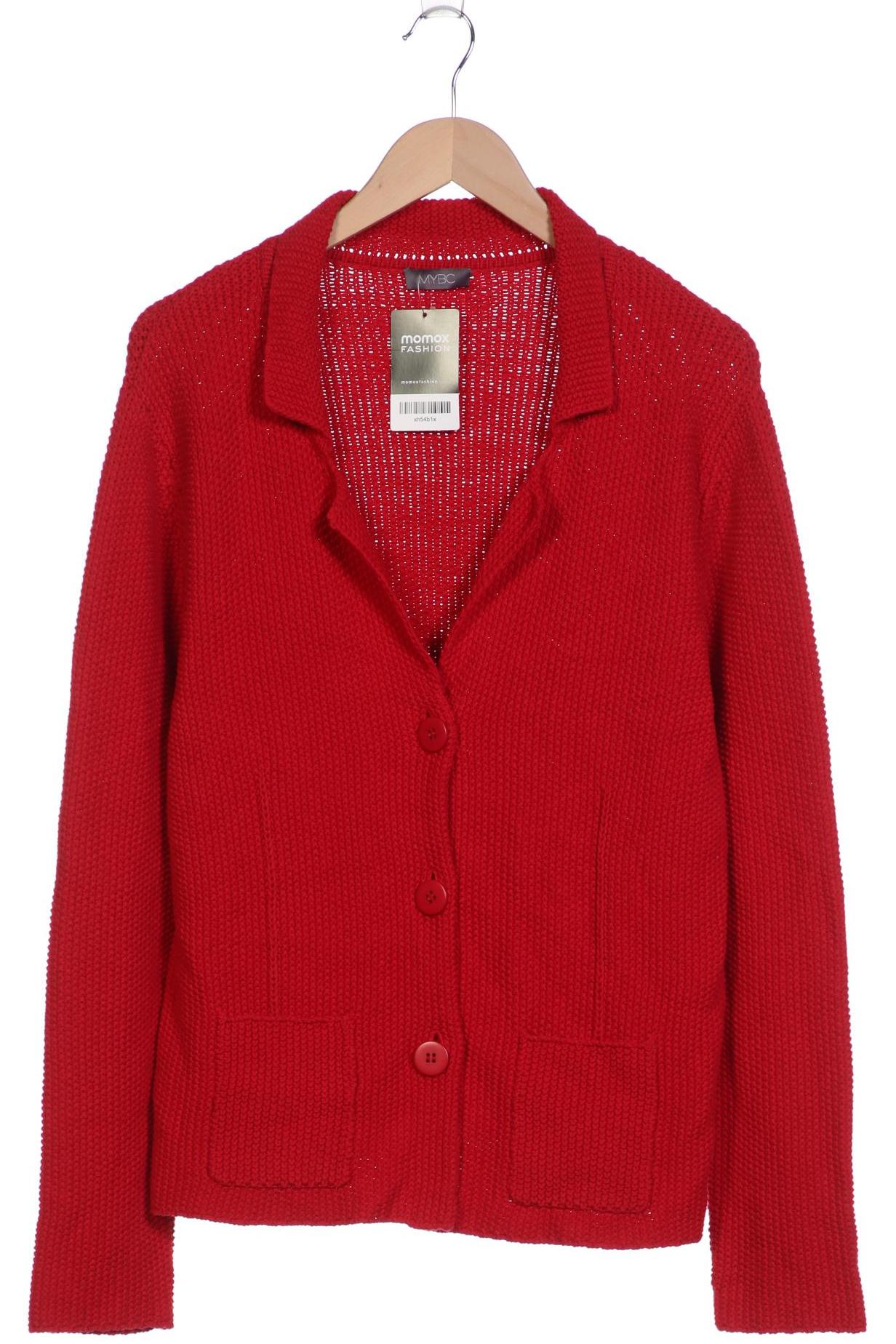 

Mybc b Peter Hahn Damen Strickjacke, rot, Gr. 44