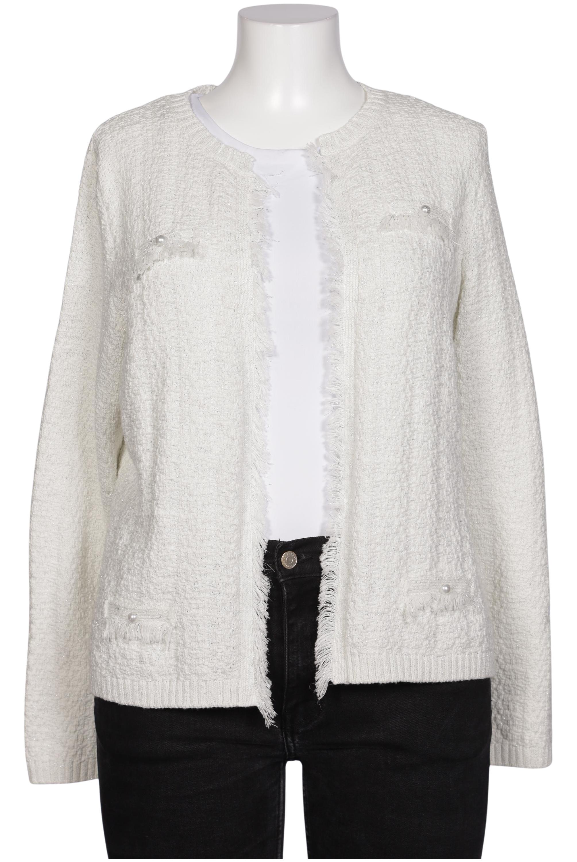 

Mybc by Peter Hahn Damen Strickjacke, weiß, Gr. 42