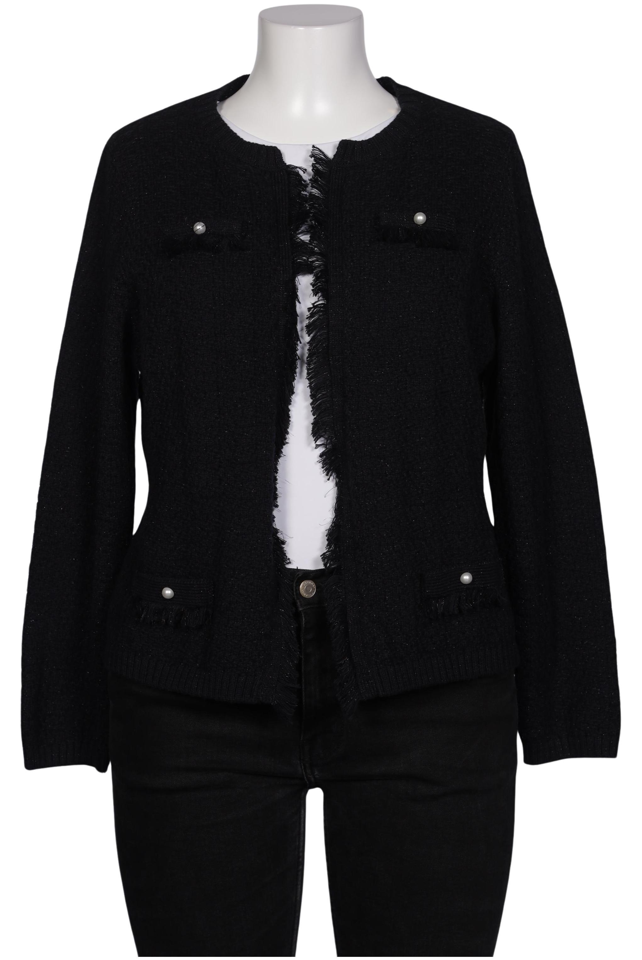 

Mybc by Peter Hahn Damen Strickjacke, schwarz, Gr. 44