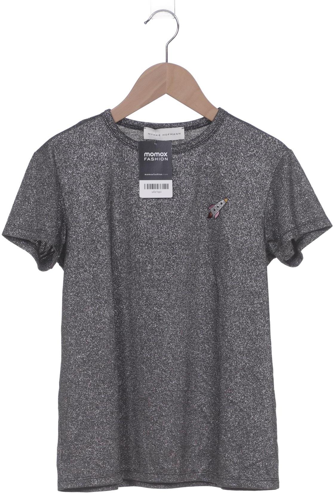 

Mykke Hofmann Damen T-Shirt, silber, Gr. 34