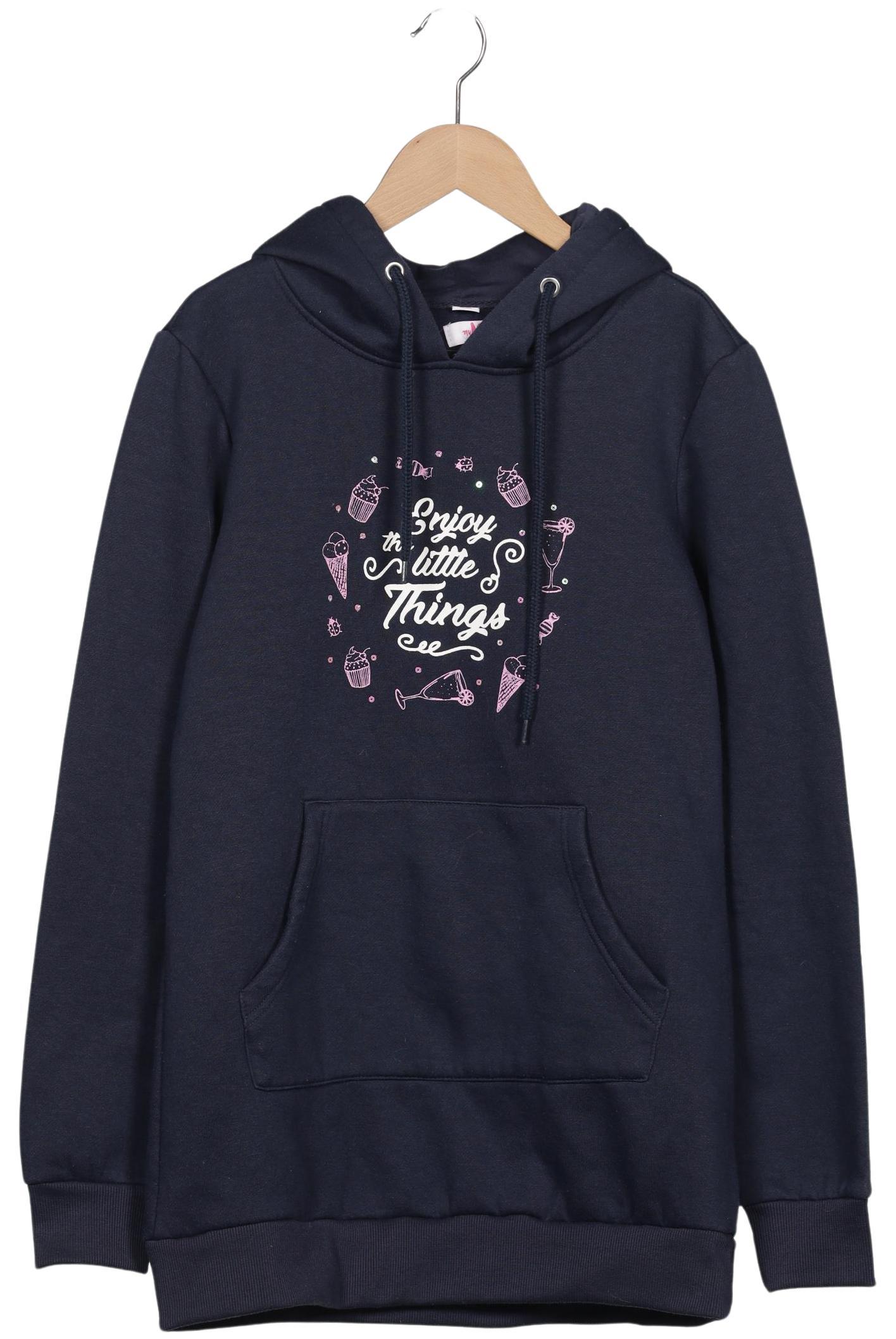

myMo Damen Kapuzenpullover, marineblau, Gr. 38