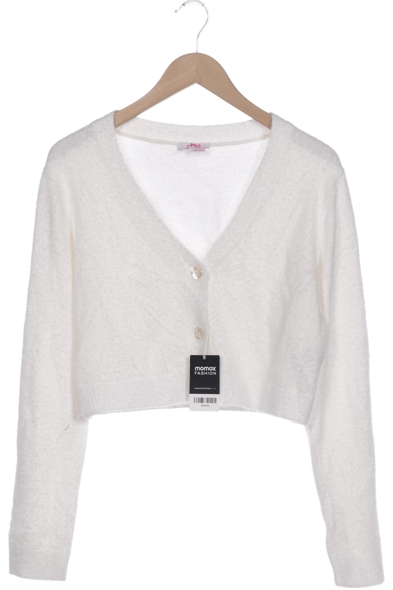 

myMo Damen Strickjacke, weiß, Gr. 44