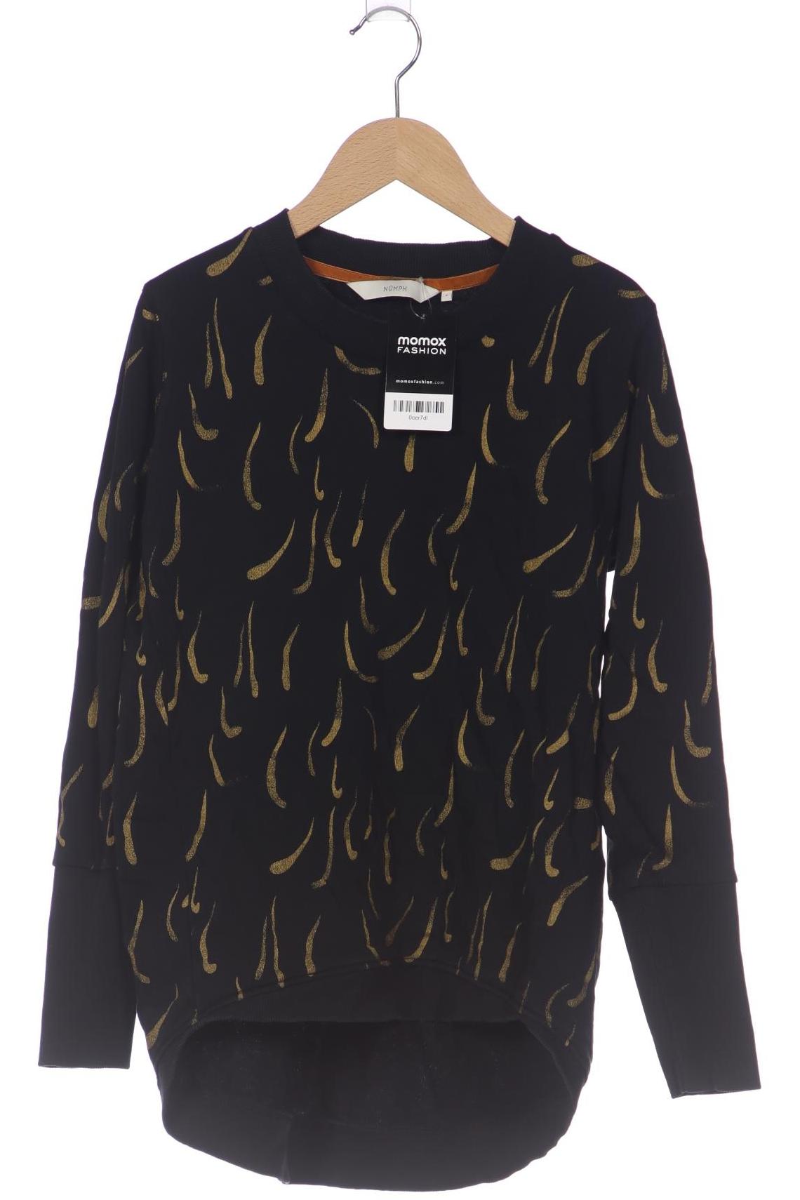 

Nümph Damen Sweatshirt, schwarz, Gr. 36