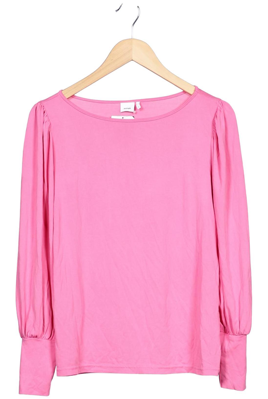 

Nümph Damen Langarmshirt, pink, Gr. 36
