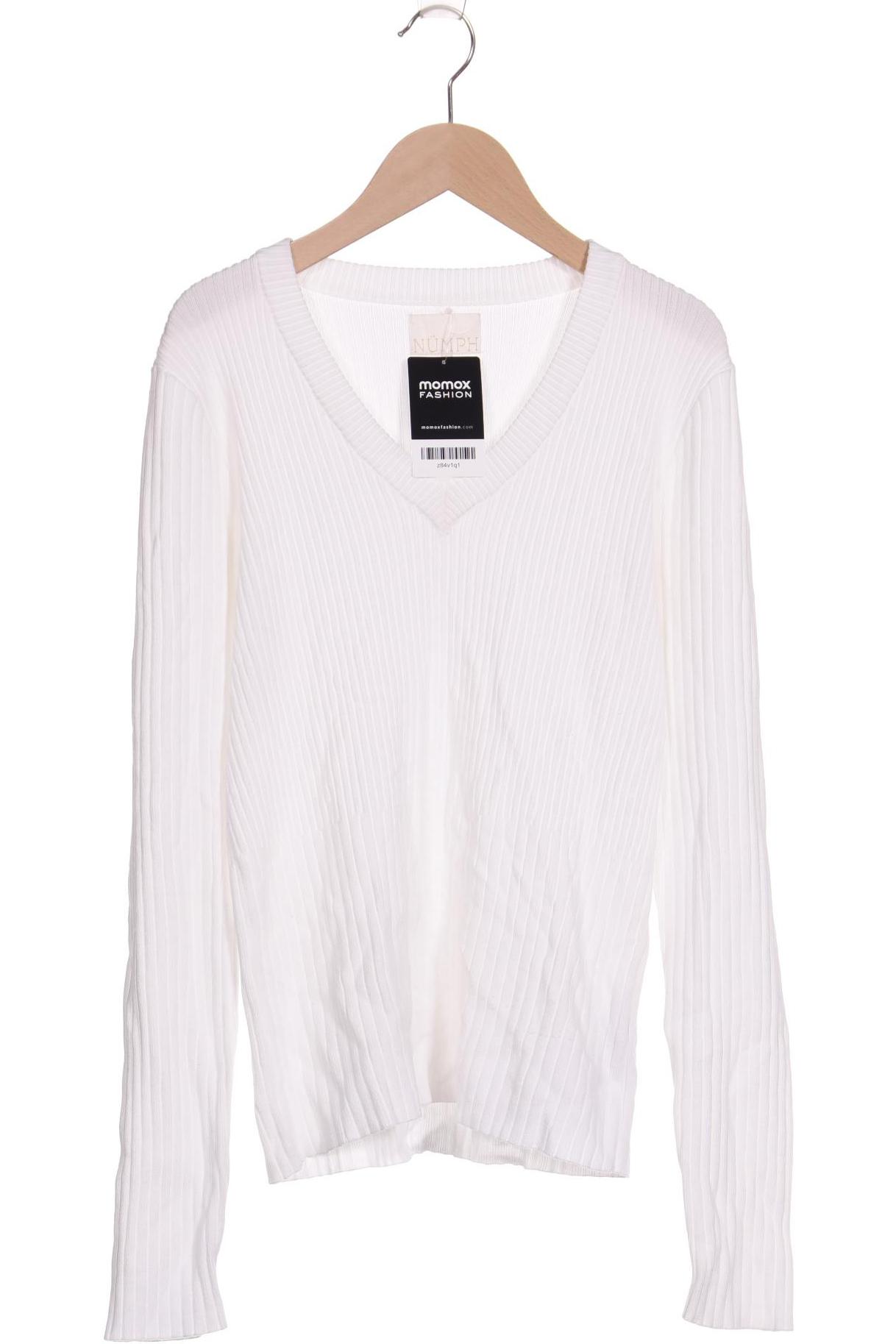 

Nümph Damen Pullover, weiß, Gr. 38