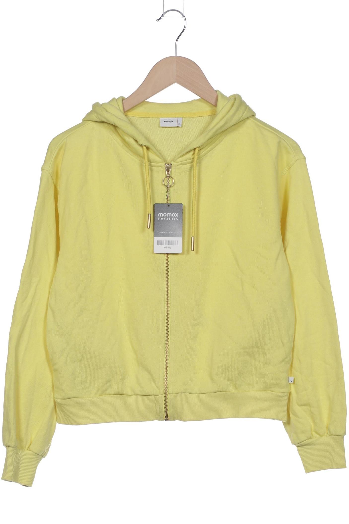 

Nümph Damen Kapuzenpullover, gelb, Gr. 34