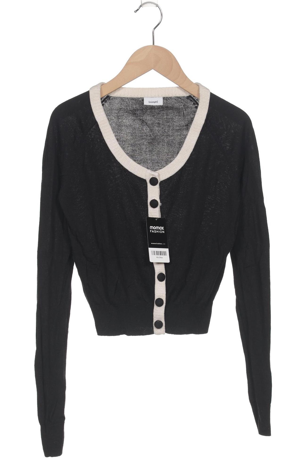 

Nümph Damen Strickjacke, schwarz, Gr. 34