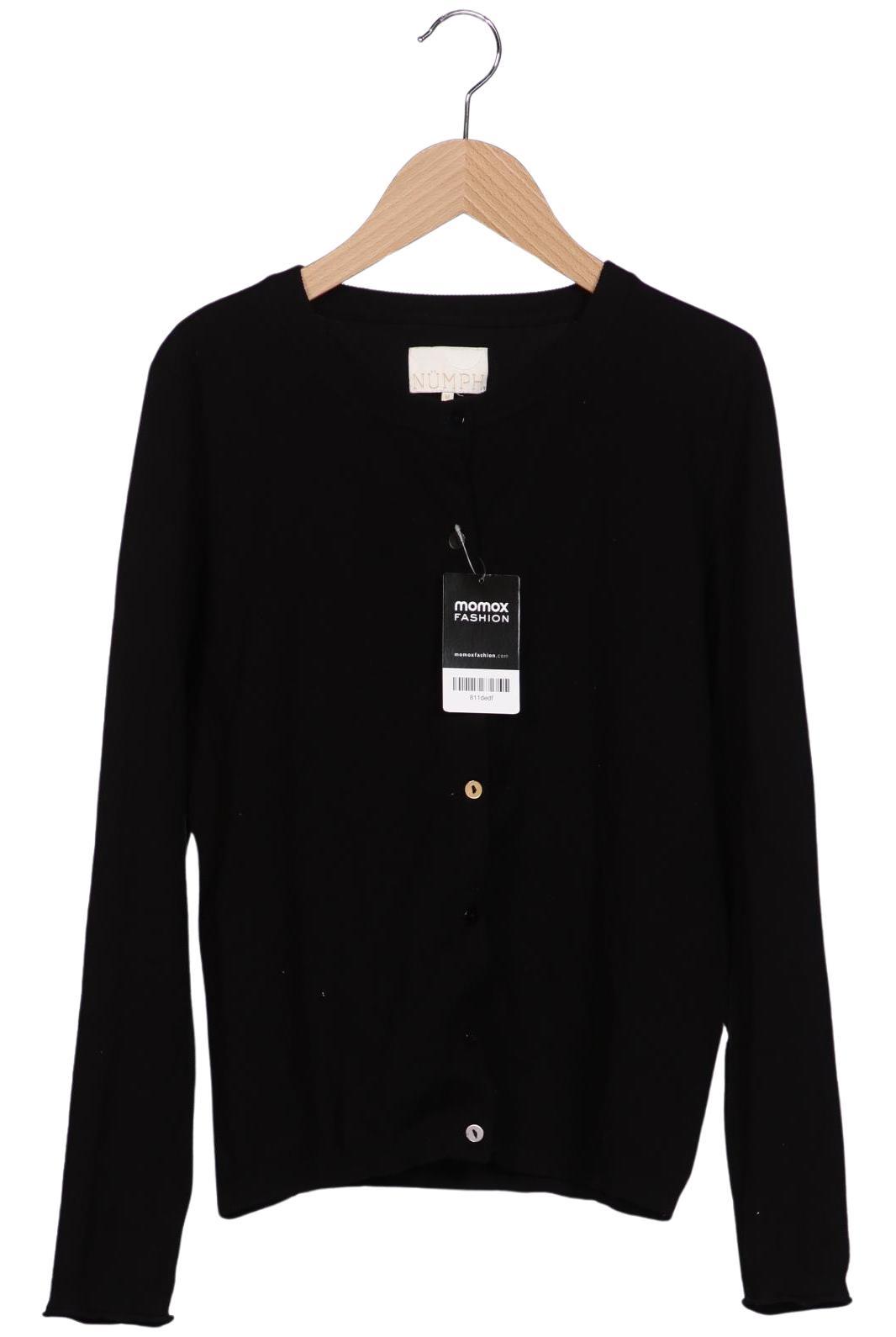 

Nümph Damen Strickjacke, schwarz, Gr. 38