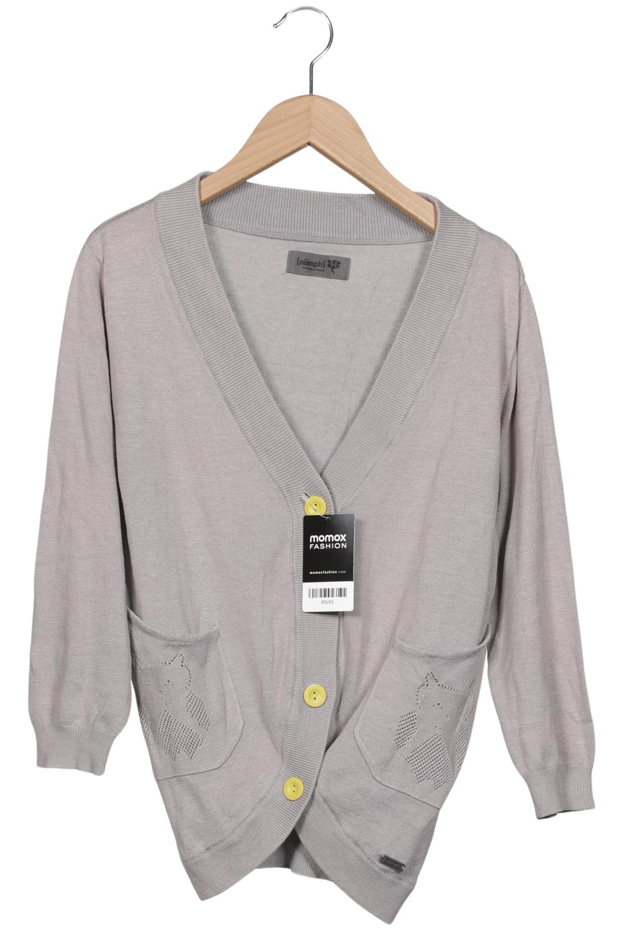 

Nümph Damen Strickjacke, grau, Gr. 38