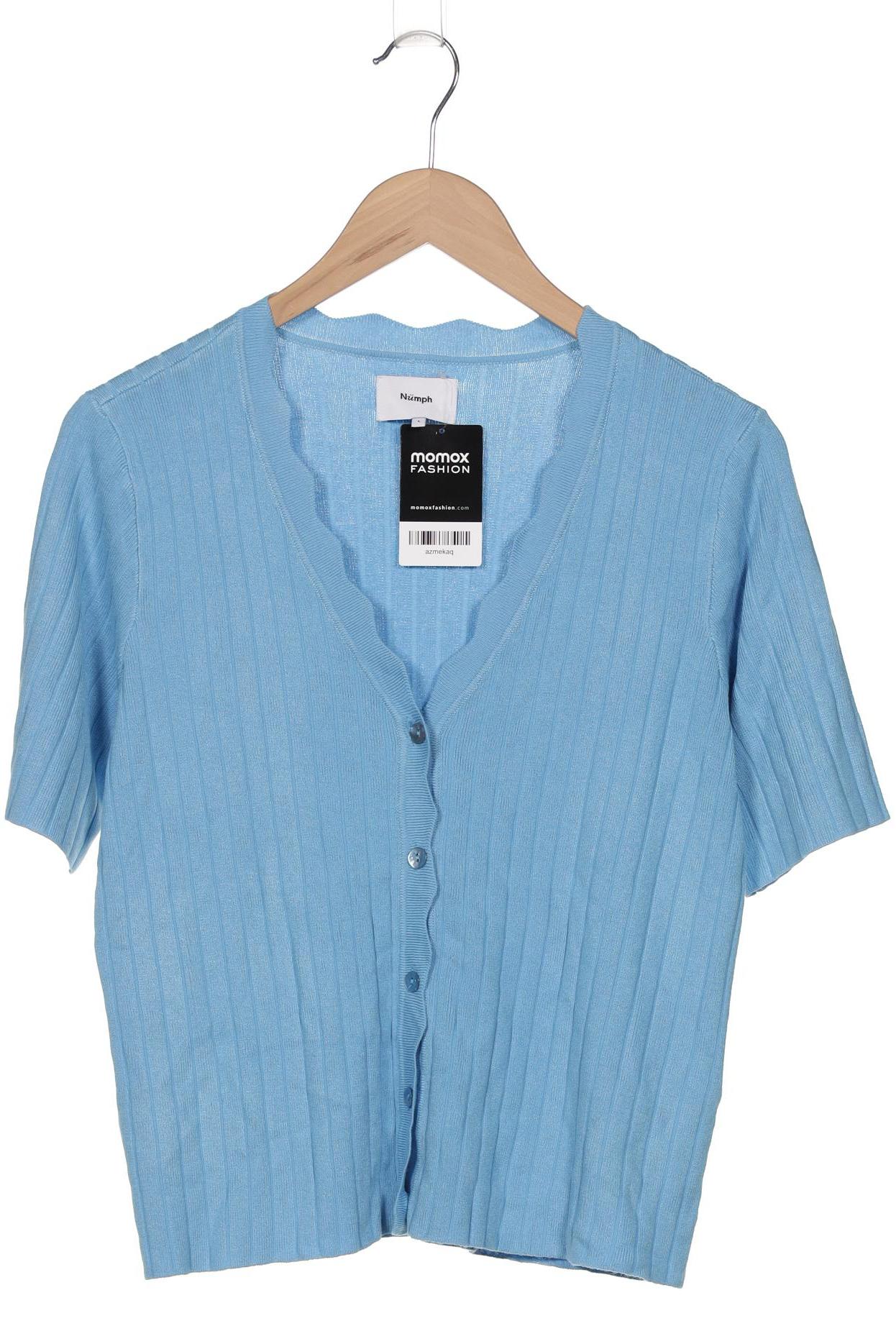 

Nümph Damen Strickjacke, blau, Gr. 42