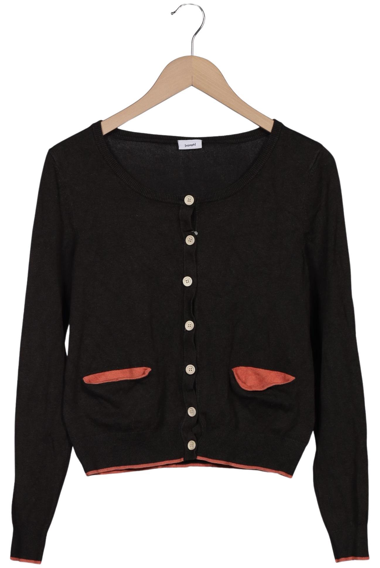 

Nümph Damen Strickjacke, schwarz, Gr. 38