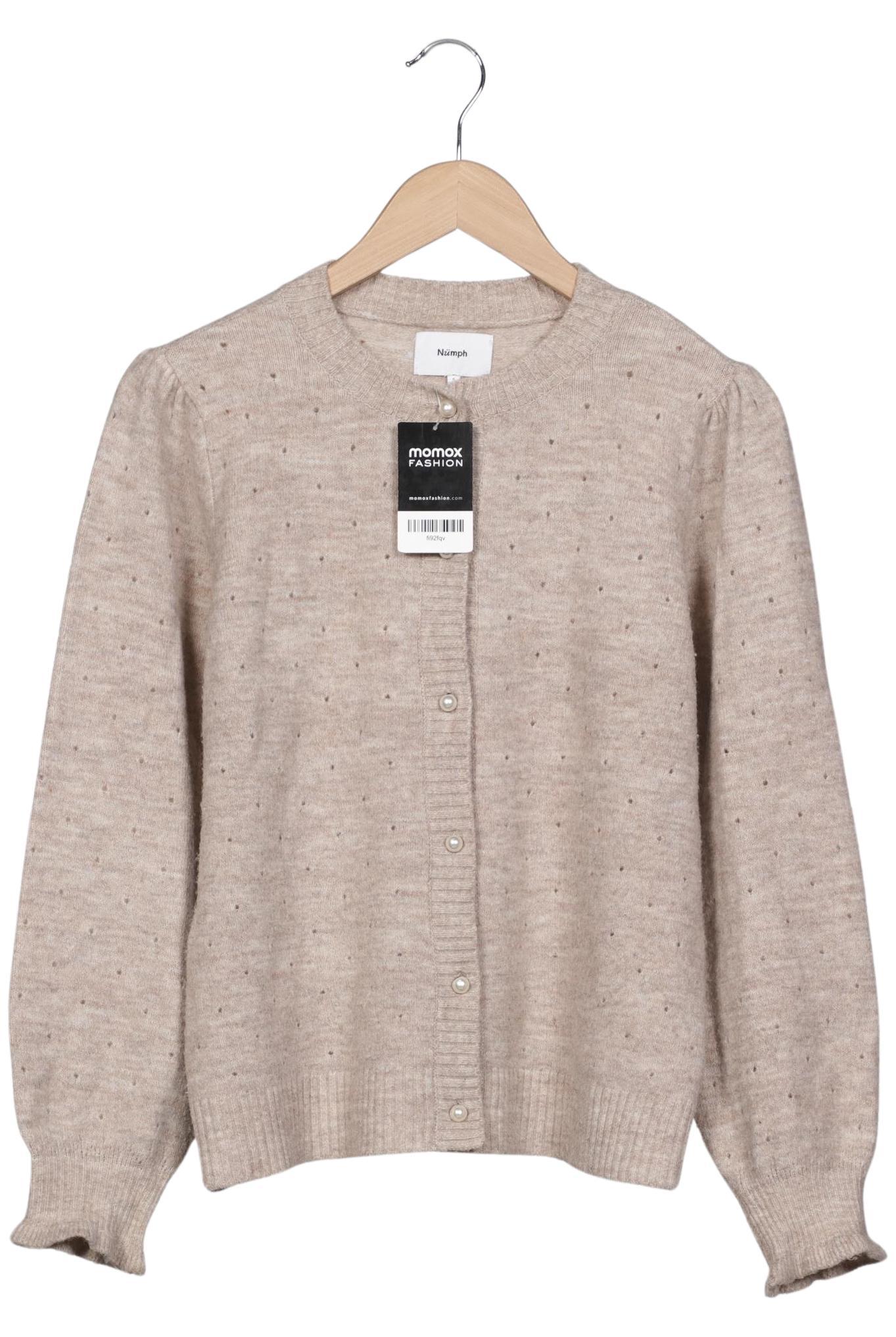

Nümph Damen Strickjacke, beige, Gr. 36