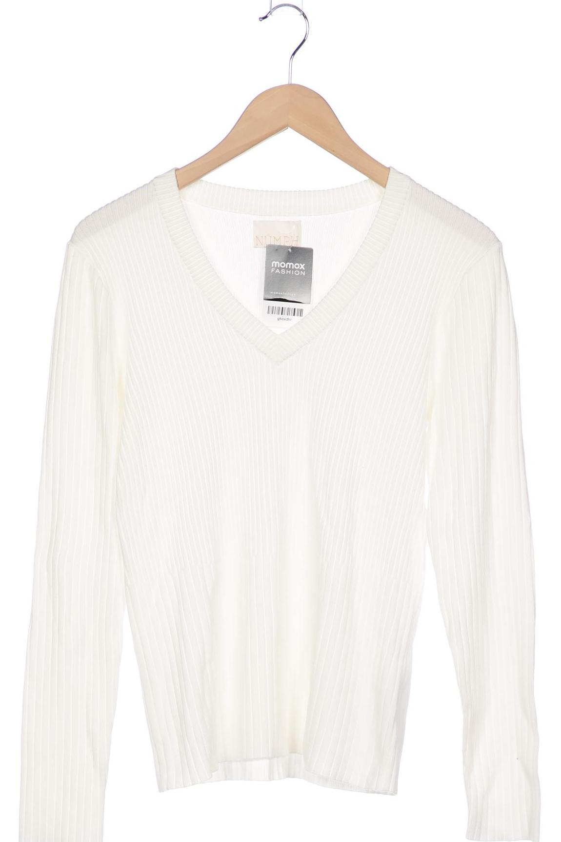 

Nümph Damen Pullover, weiß, Gr. 42