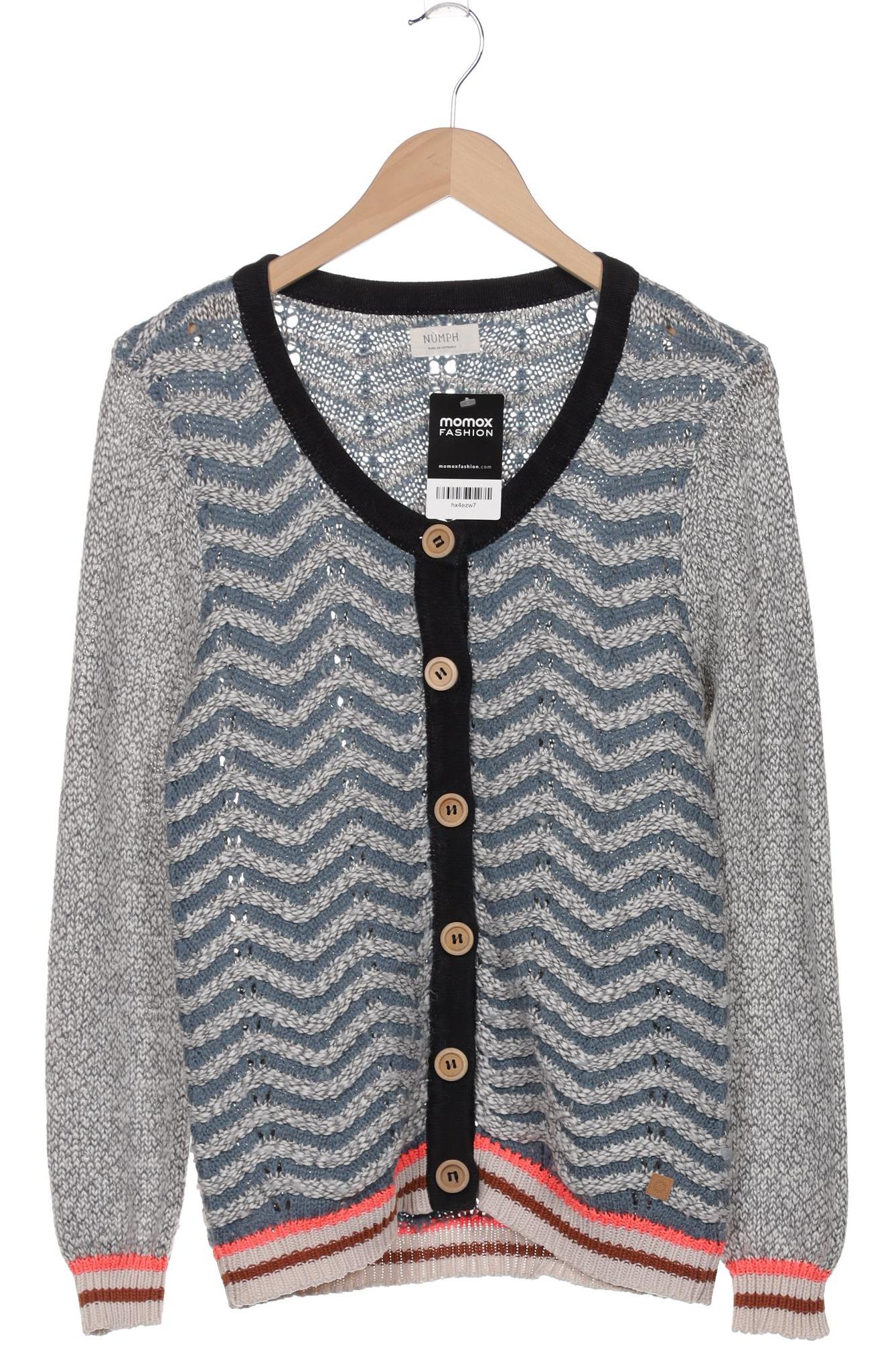 

Nümph Damen Strickjacke, blau, Gr. 38