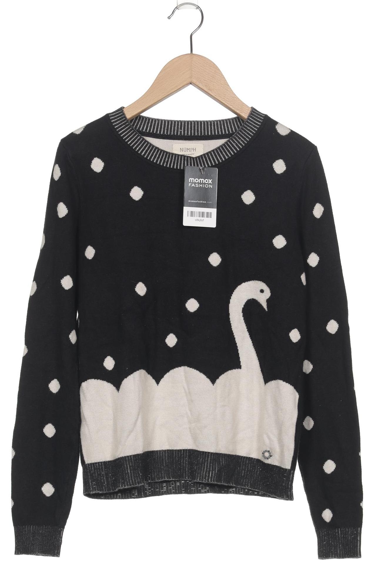 

Nümph Damen Pullover, schwarz, Gr. 34