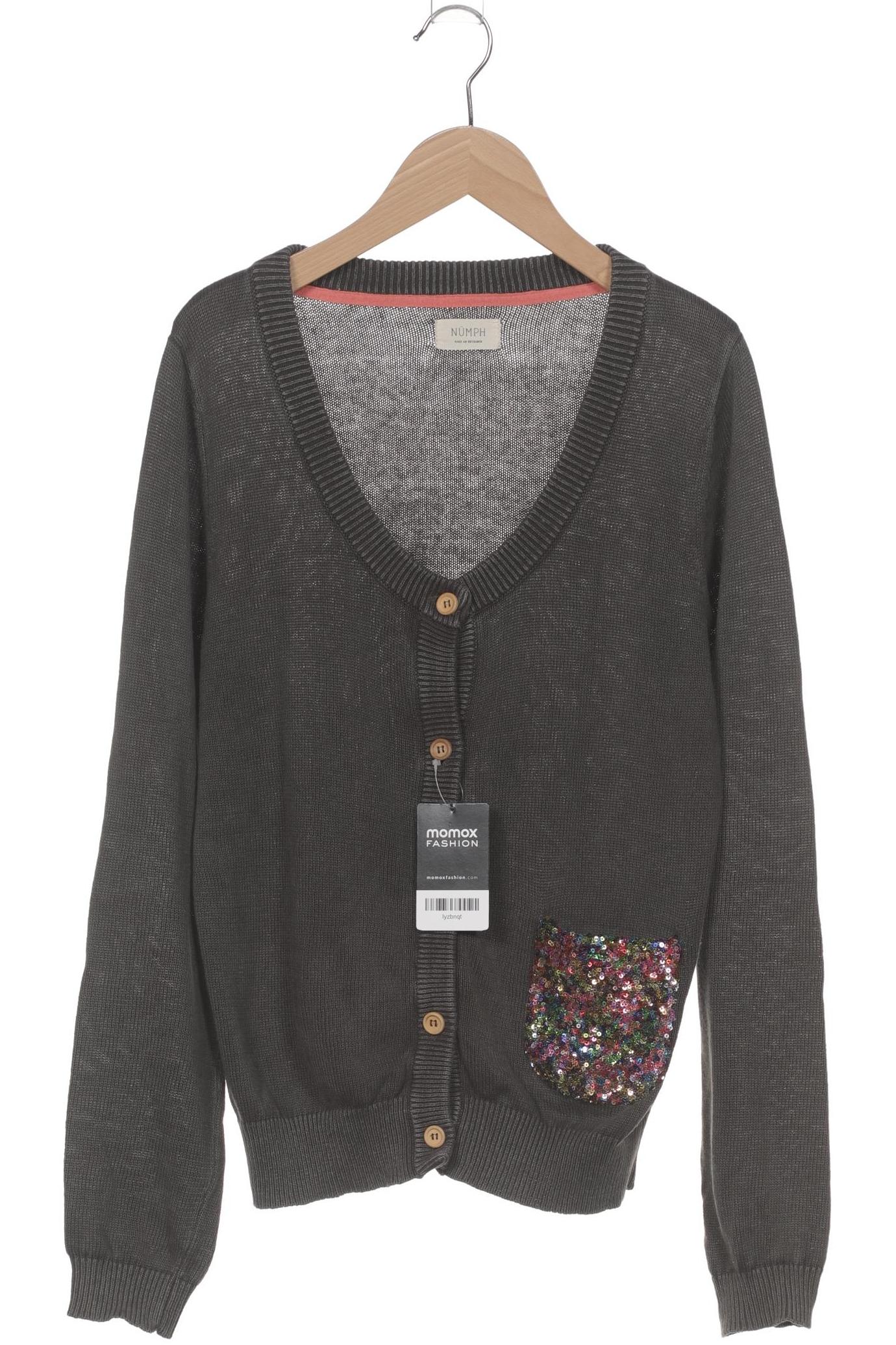 

Nümph Damen Strickjacke, grau, Gr. 38