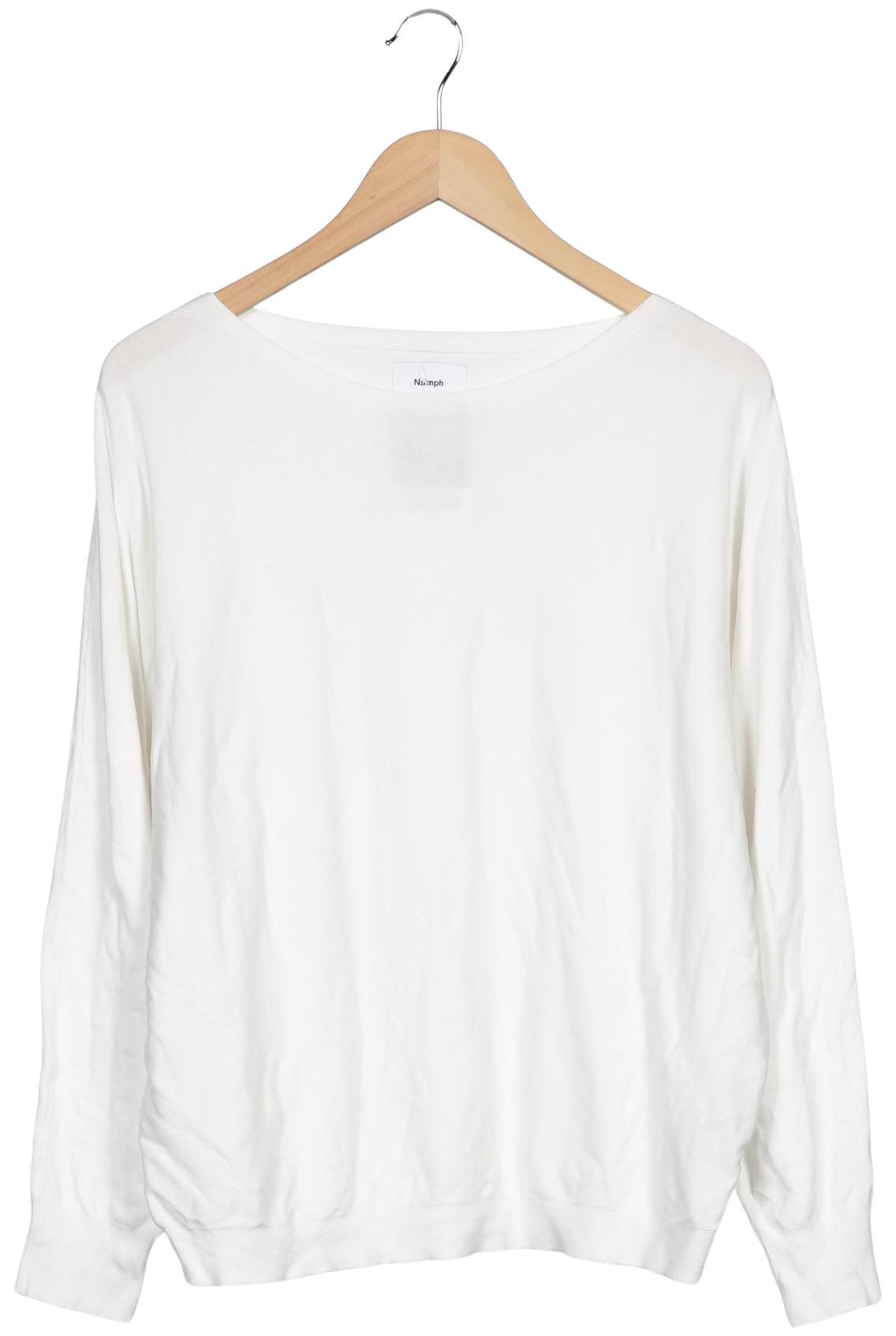 

Nümph Damen Pullover, weiß, Gr. 46