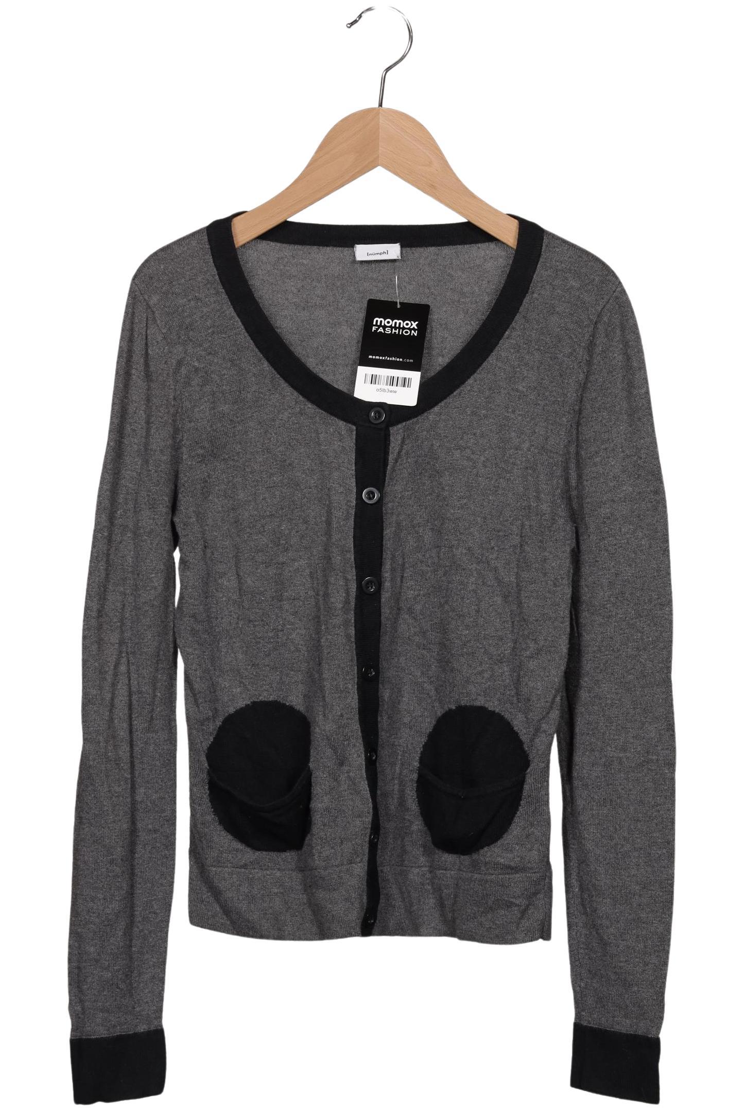 

Nümph Damen Strickjacke, grau, Gr. 34
