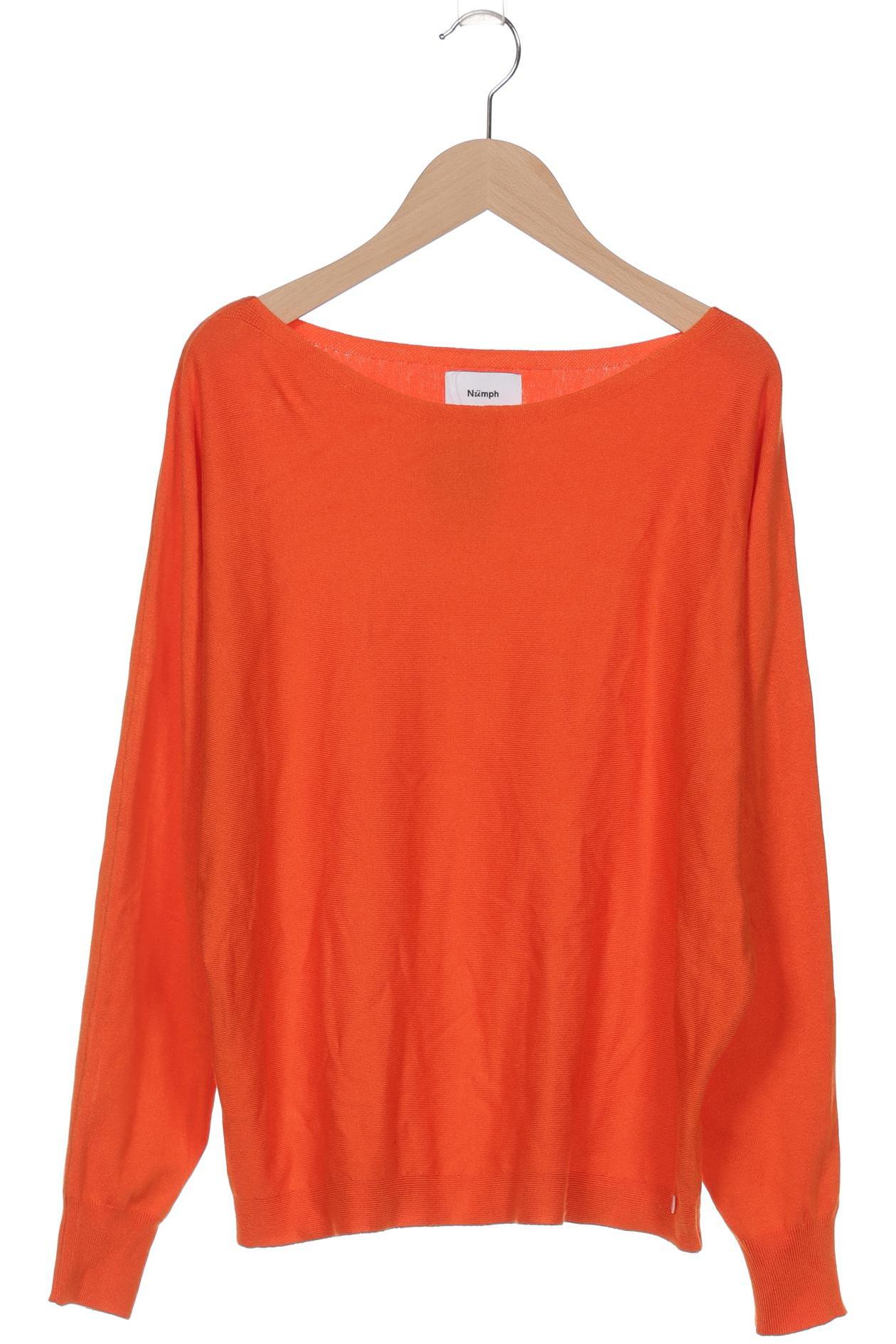 

Nümph Damen Pullover, orange, Gr. 42