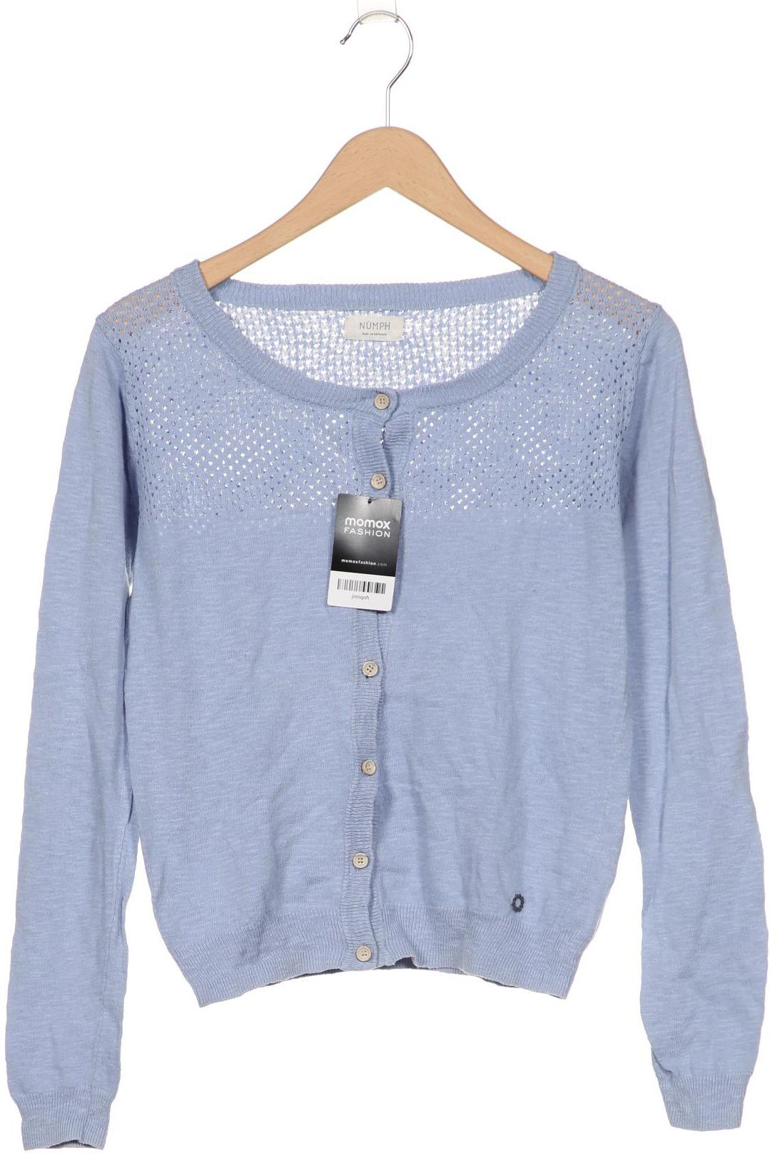 

Nümph Damen Strickjacke, hellblau, Gr. 36