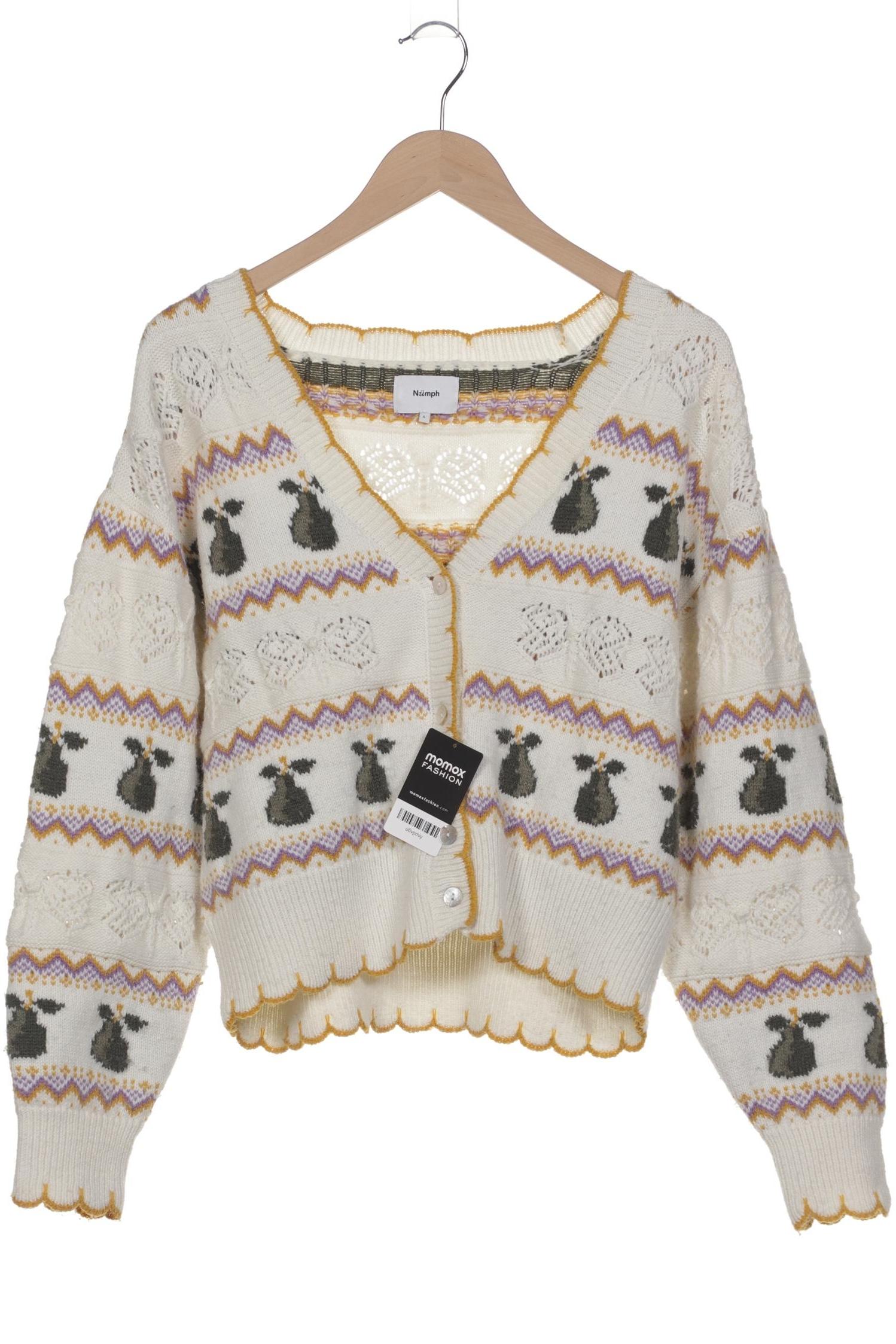 

Nümph Damen Strickjacke, weiß, Gr. 42