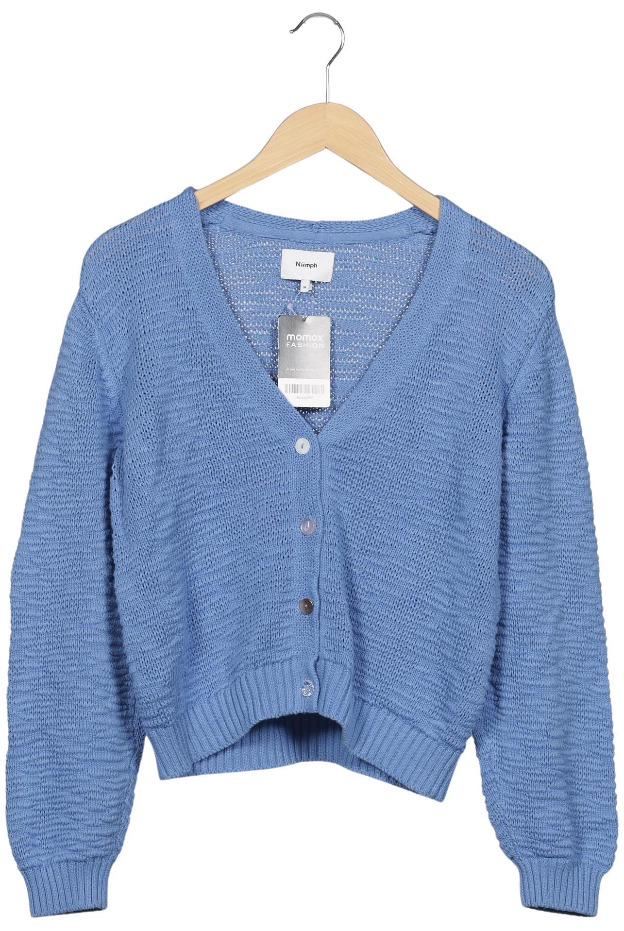 

Nümph Damen Strickjacke, hellblau, Gr. 38