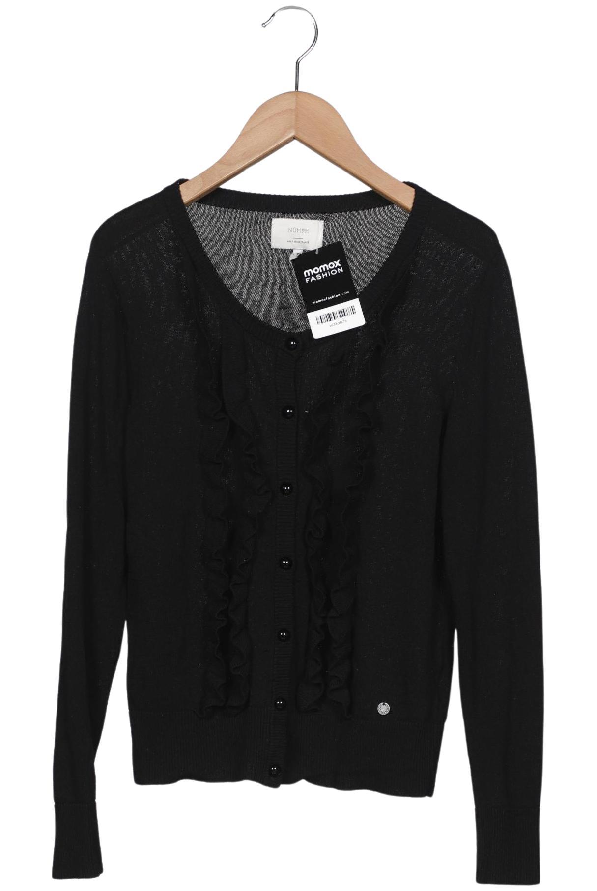 

Nümph Damen Strickjacke, schwarz, Gr. 38