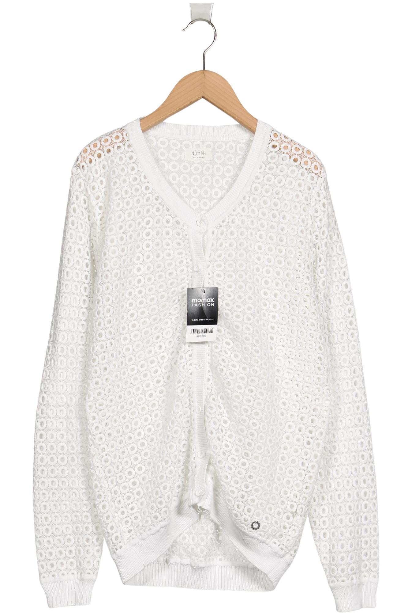 

Nümph Damen Strickjacke, weiß, Gr. 42