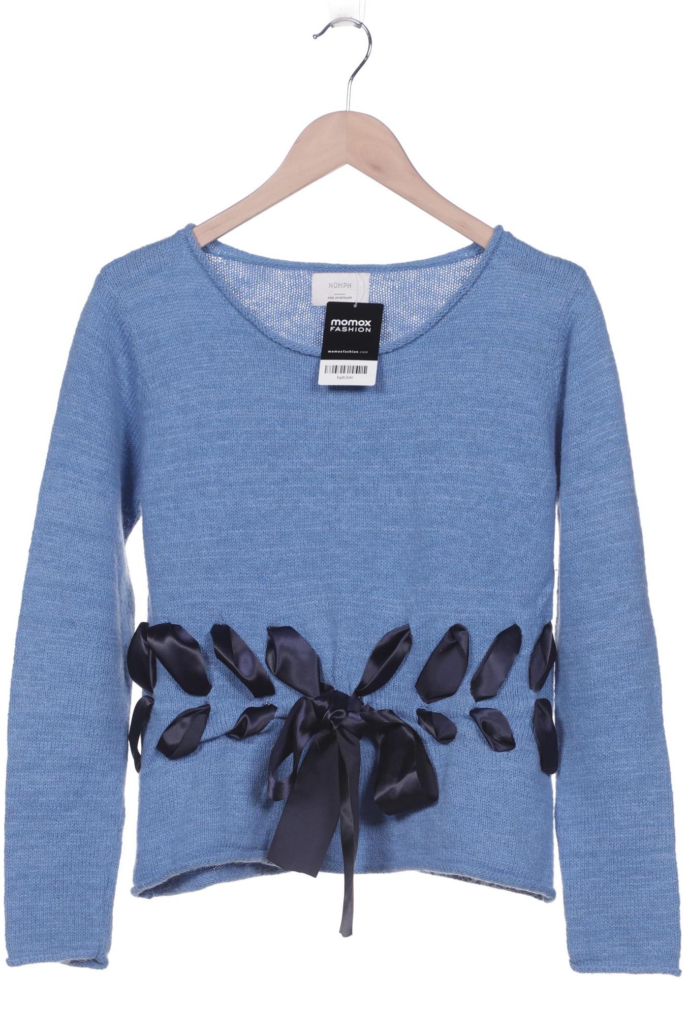 

Nümph Damen Pullover, blau, Gr. 38