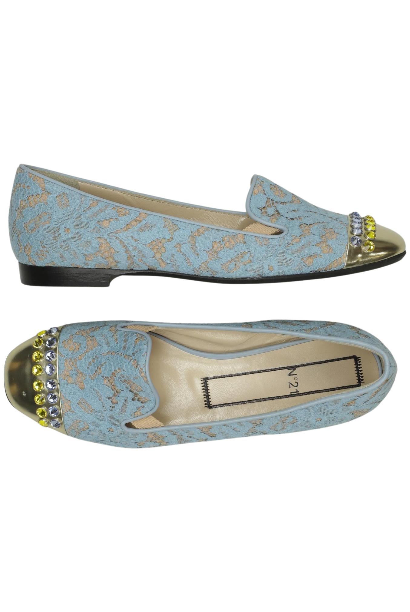 

N21 Damen Ballerinas, hellblau, Gr. 37